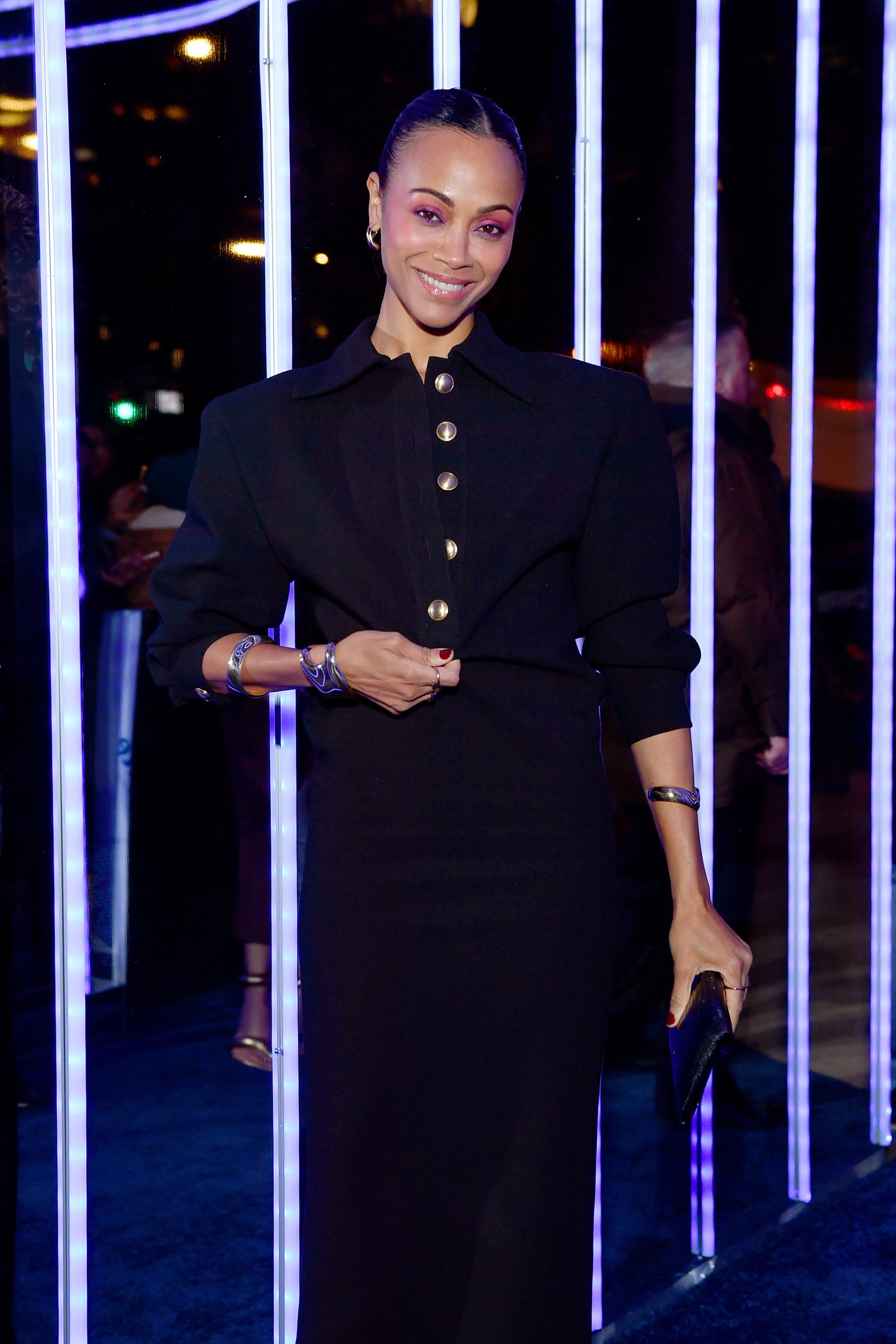 Zoe Saldana at an event for The Adam Project (2022)