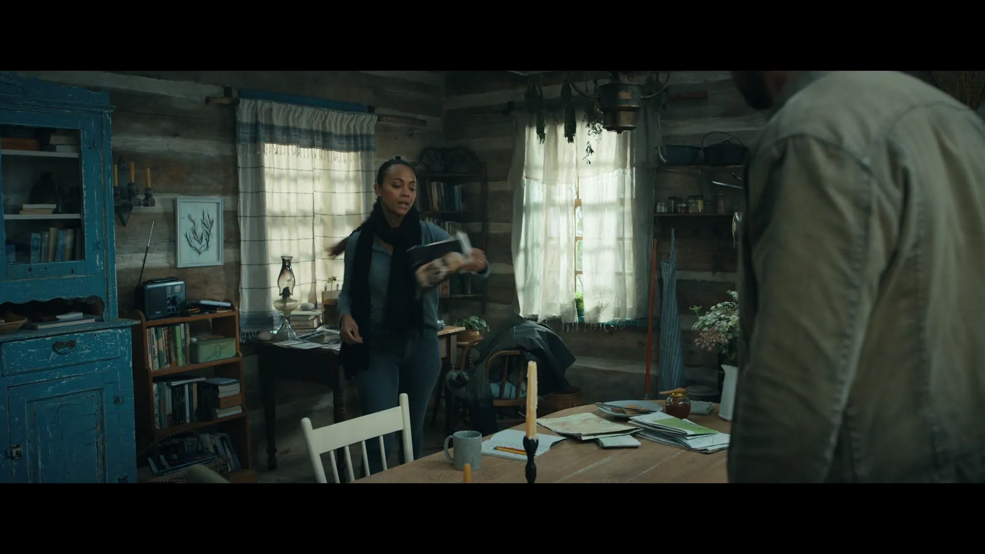 Zoe Saldana in The Adam Project (2022)