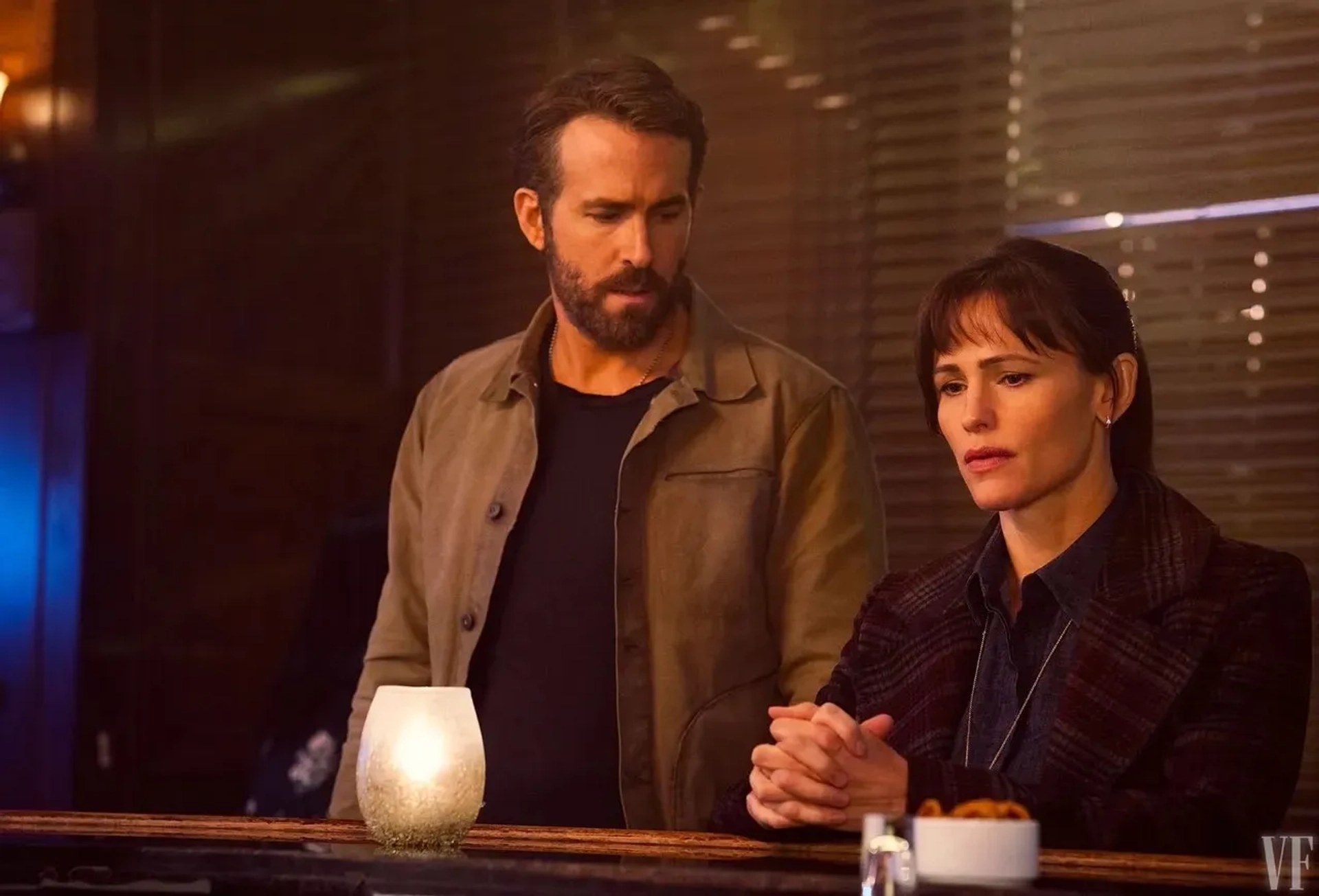 Jennifer Garner and Ryan Reynolds in The Adam Project (2022)