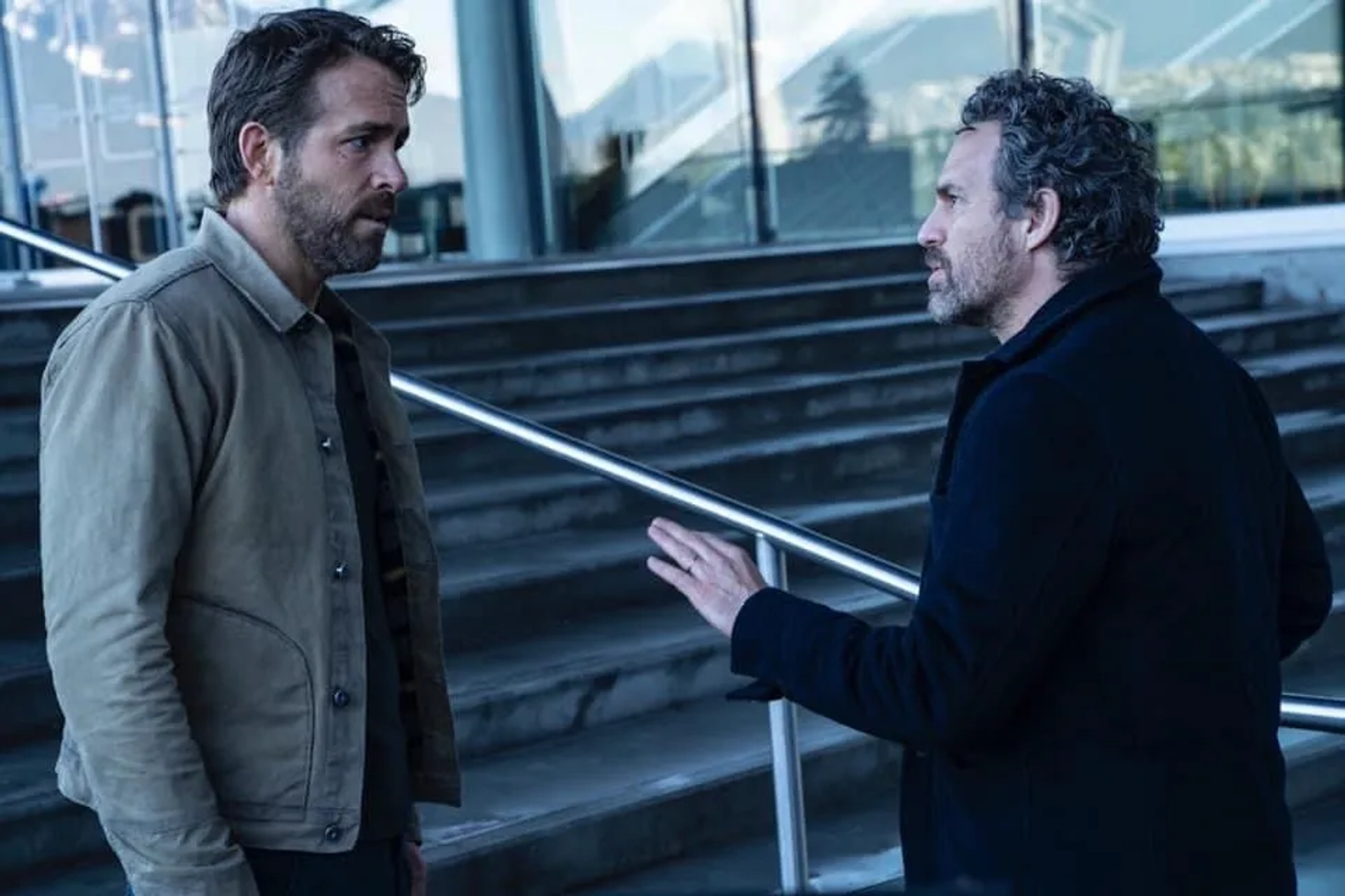 Ryan Reynolds and Mark Ruffalo in The Adam Project (2022)