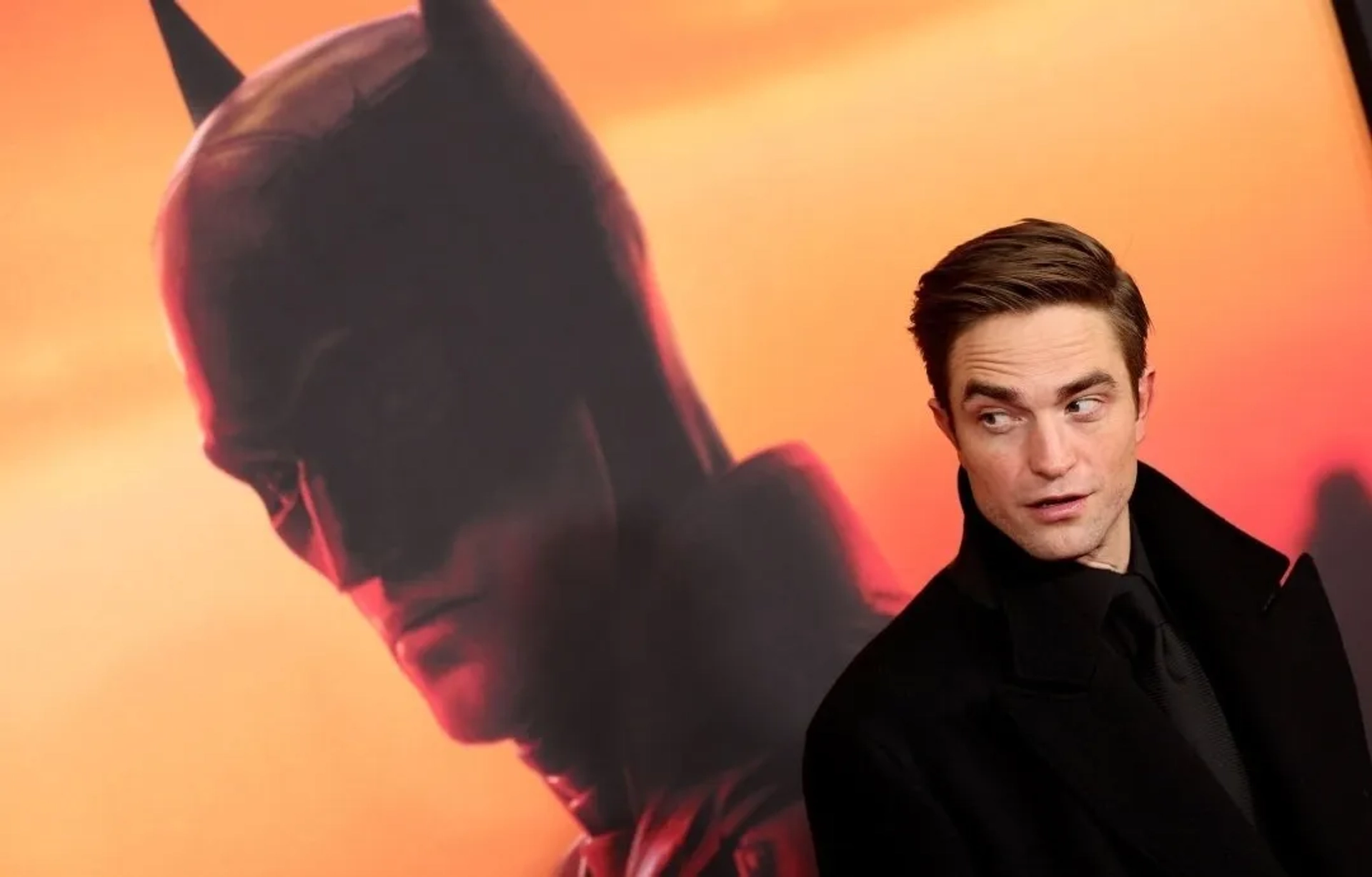 Robert Pattinson at an event for The Batman (2022)