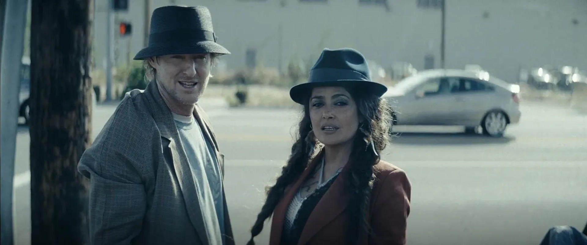 Salma Hayek and Owen Wilson in Bliss (2021)