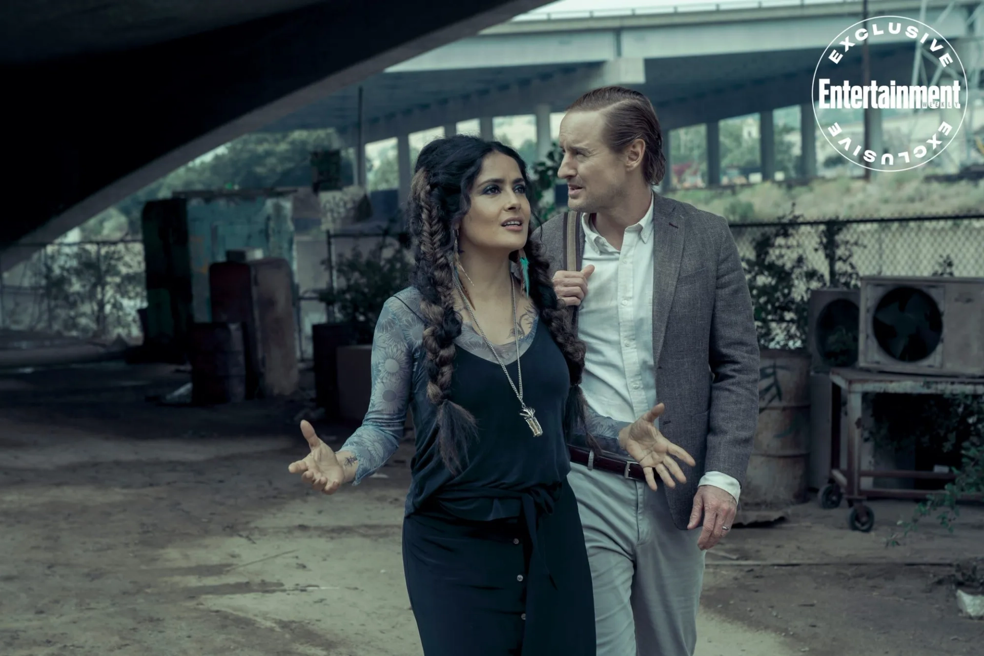 Salma Hayek and Owen Wilson