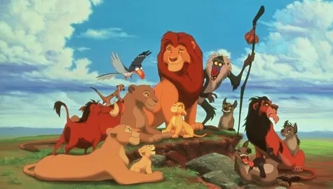 Rowan Atkinson, Whoopi Goldberg, Jeremy Irons, James Earl Jones, Nathan Lane, Cheech Marin, Jonathan Taylor Thomas, Niketa Calame-Harris, Jim Cummings, Robert Guillaume, Zoe Leader, Ernie Sabella, Madge Sinclair, and Laura Williams in The Lion King (1994)