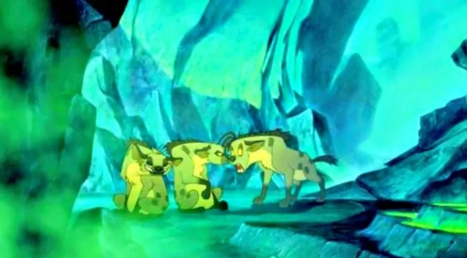 Whoopi Goldberg, Cheech Marin, and Jim Cummings in The Lion King (1994)