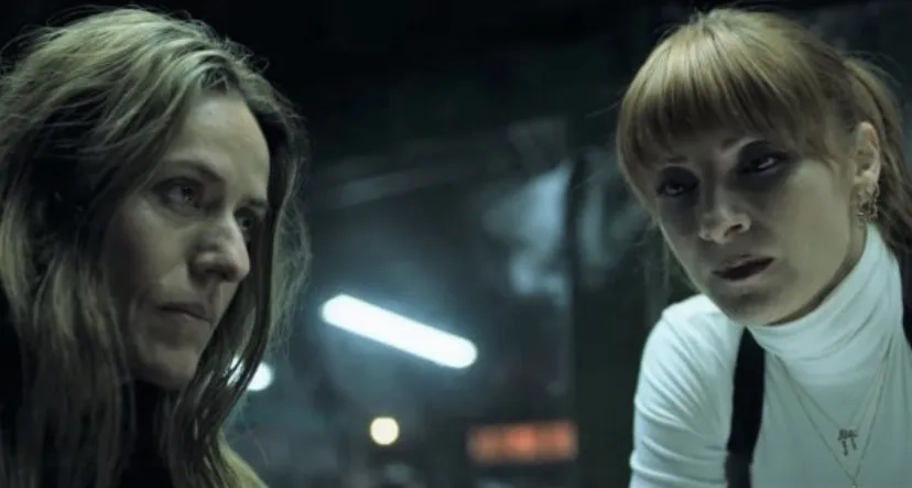 Najwa Nimri and Itziar Ituño in Money Heist: La boda de Berlín (2020)