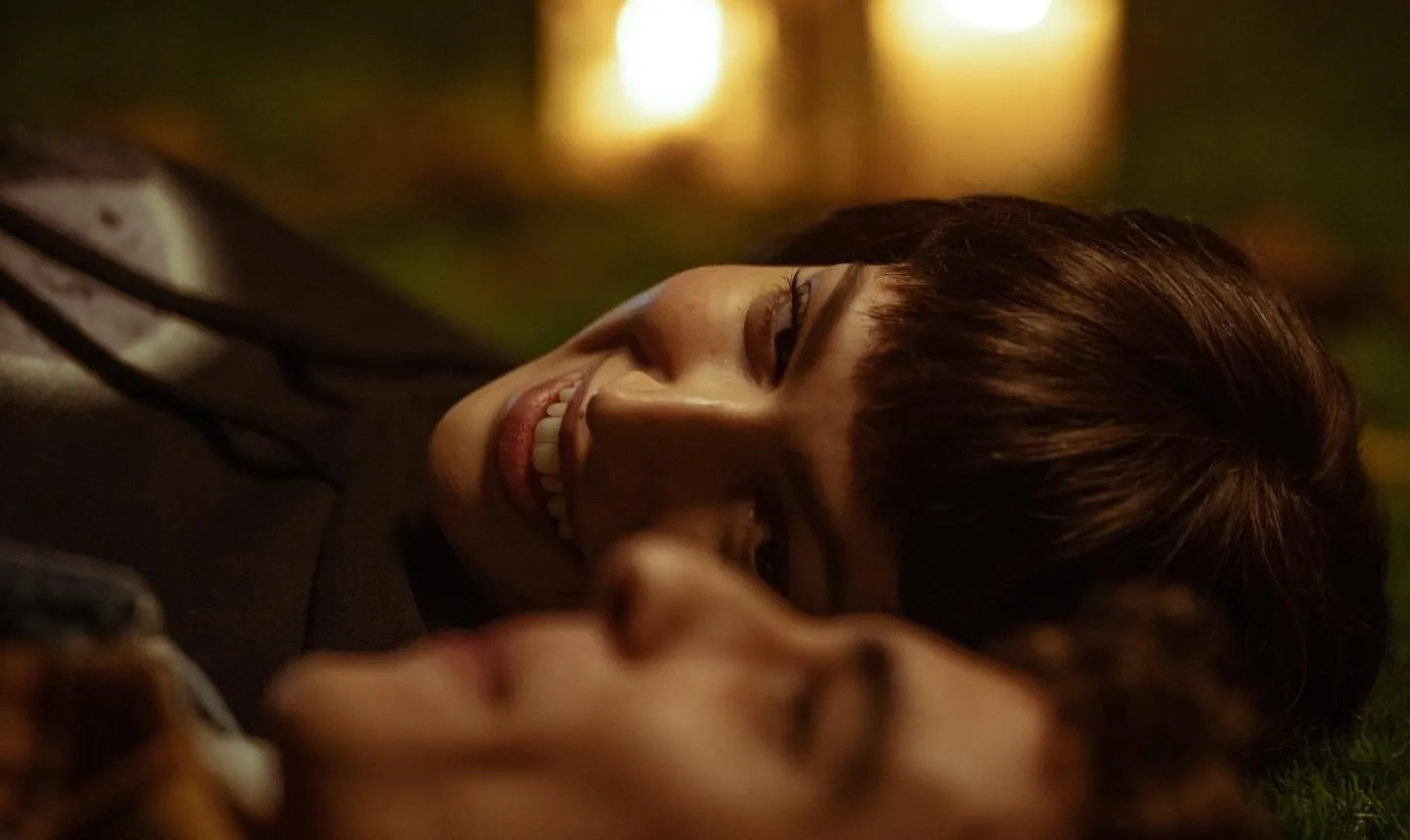 Úrsula Corberó and Miguel Herrán in Money Heist: Vivir muchas vidas (2021)