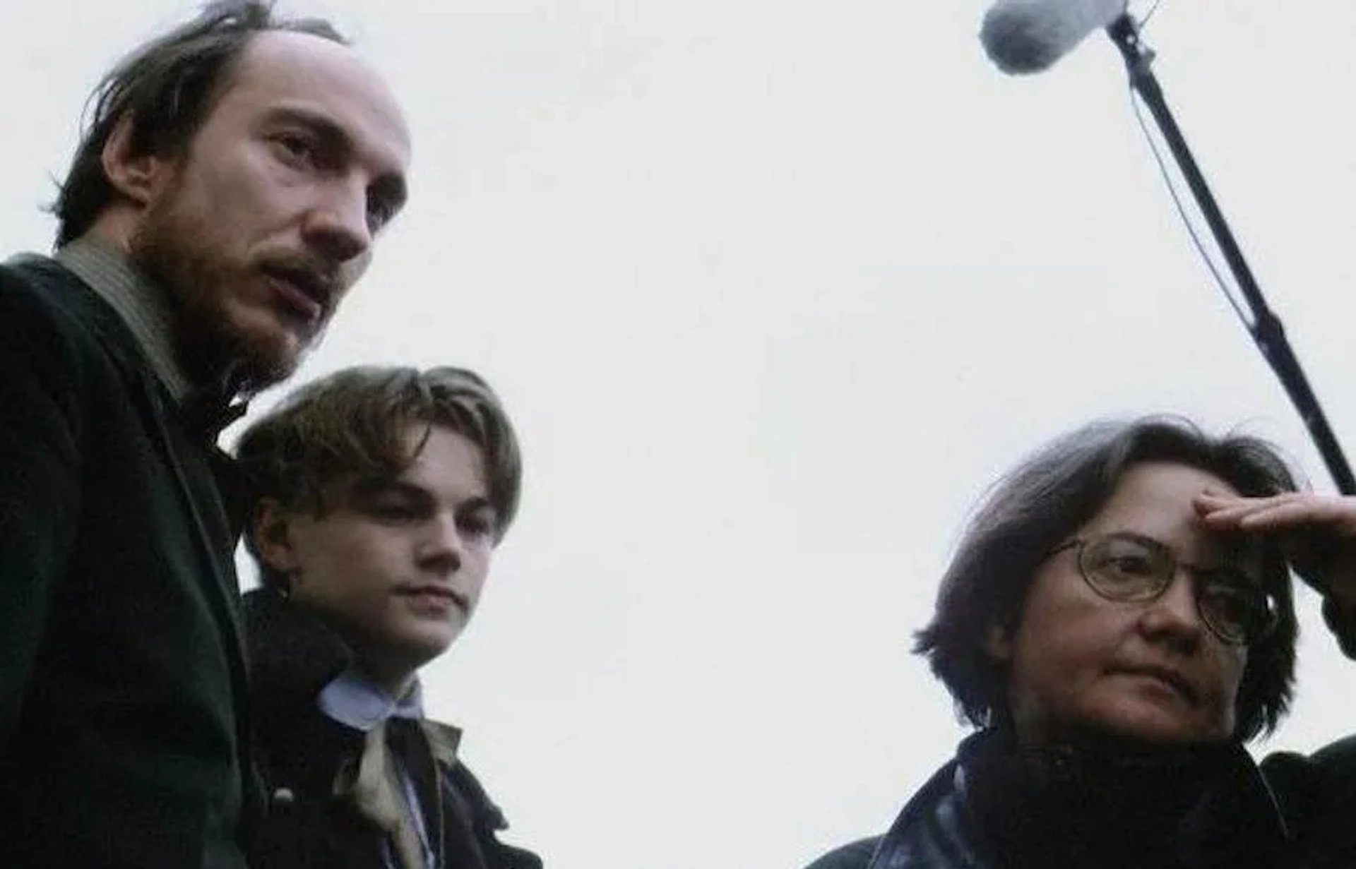 Leonardo DiCaprio, David Thewlis, and Agnieszka Holland in Total Eclipse (1995)