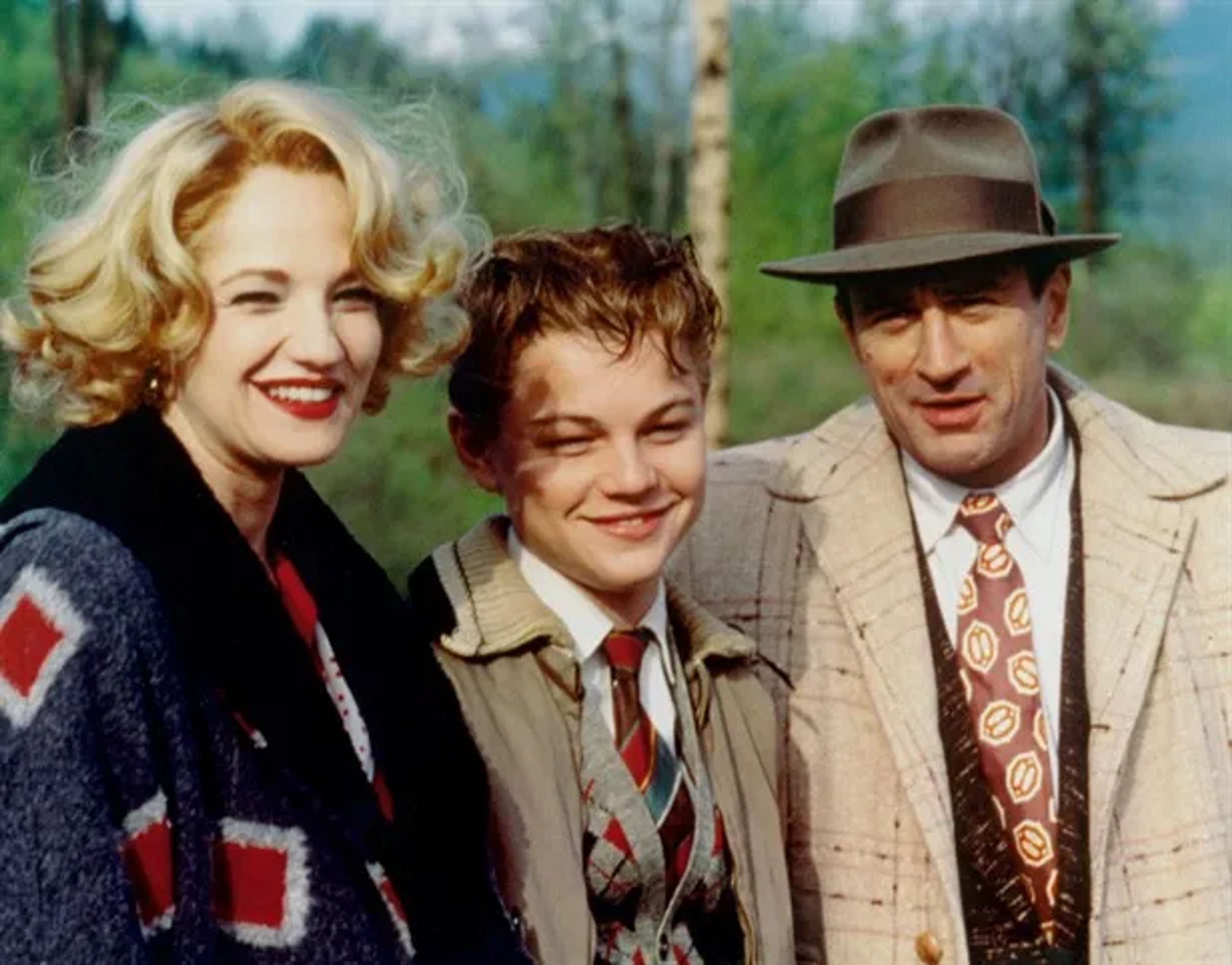 Robert De Niro, Leonardo DiCaprio, and Ellen Barkin in This Boy's Life (1993)
