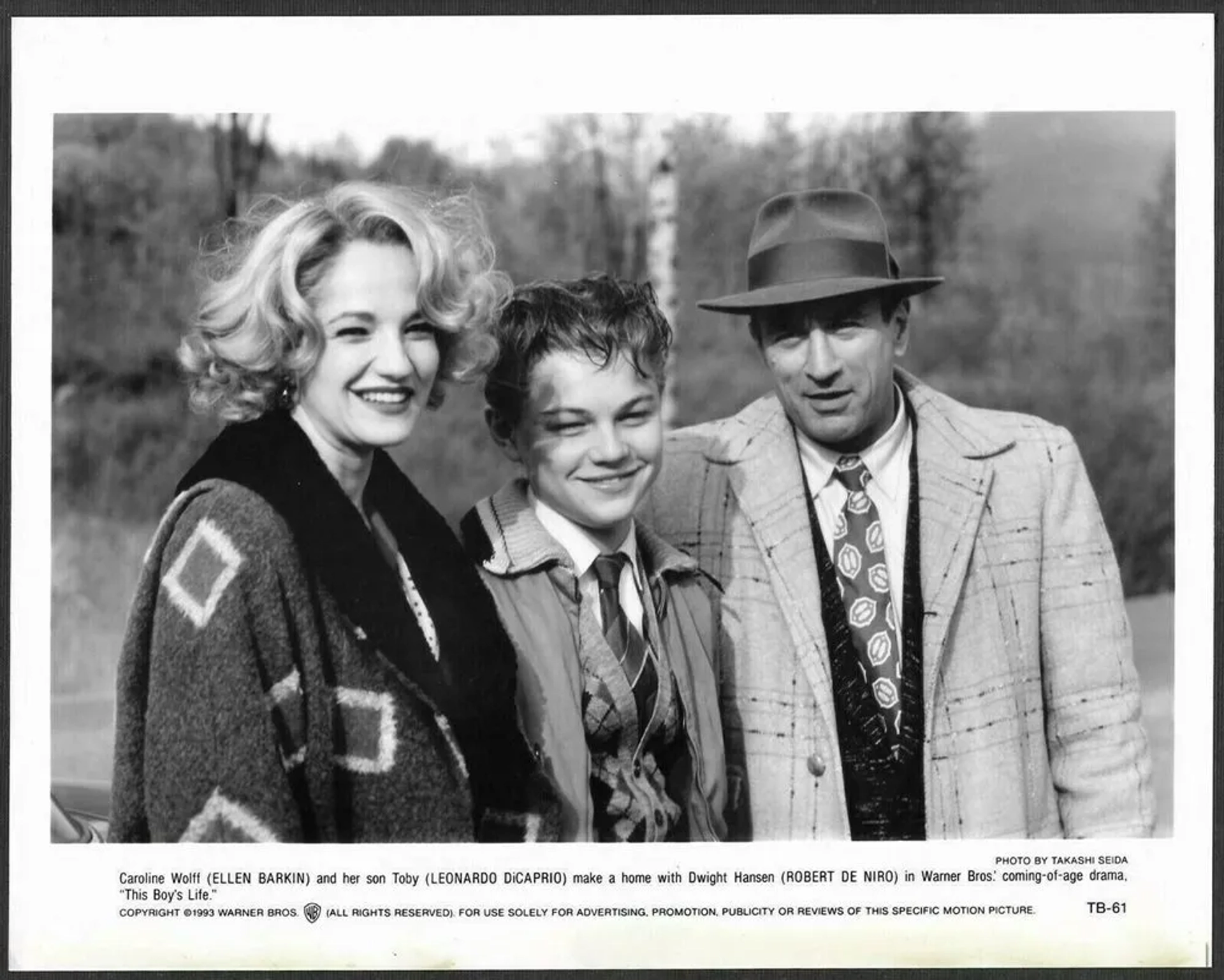 Robert De Niro, Leonardo DiCaprio, and Ellen Barkin in This Boy's Life (1993)
