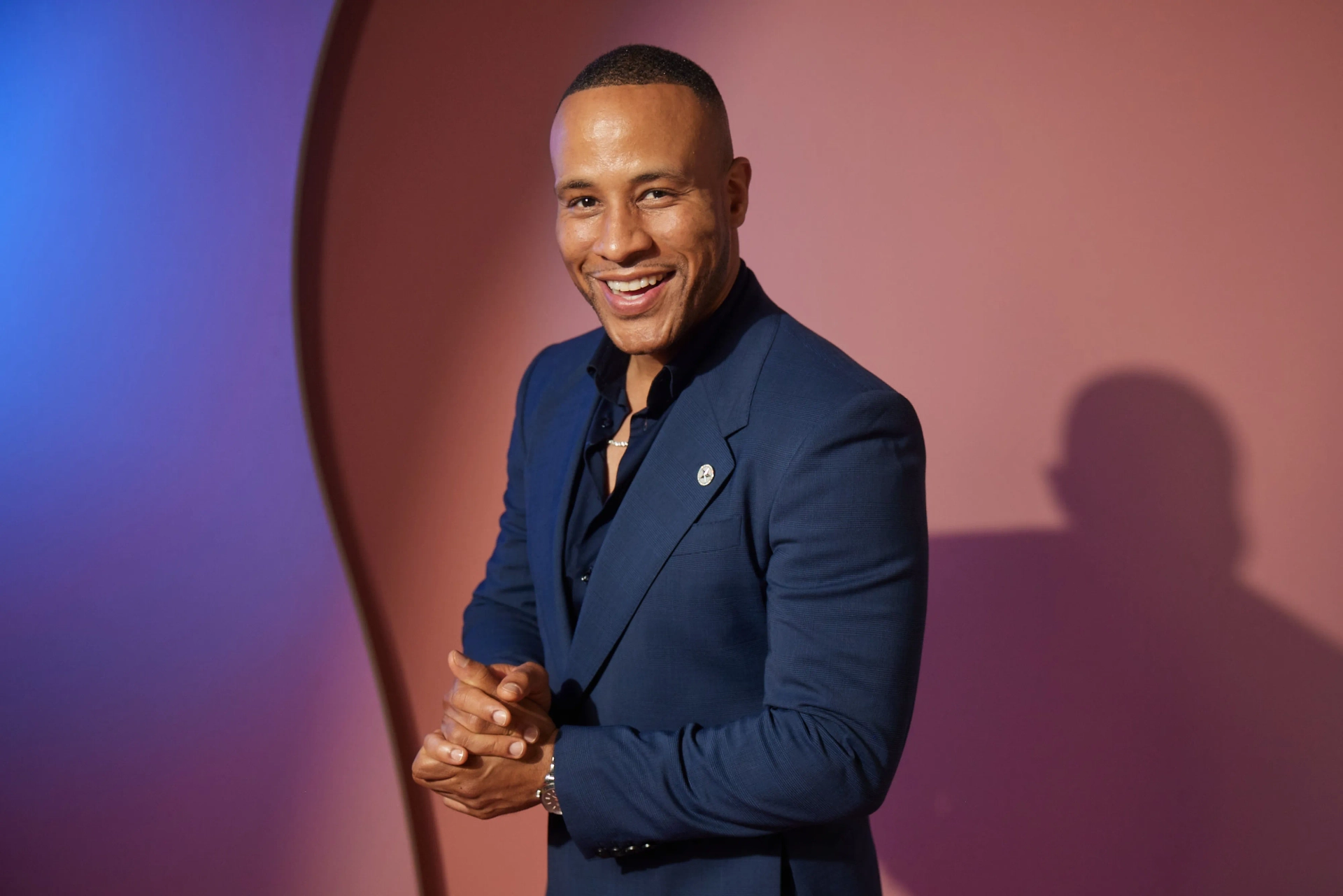 DeVon Franklin at an event for Flamin' Hot (2023)