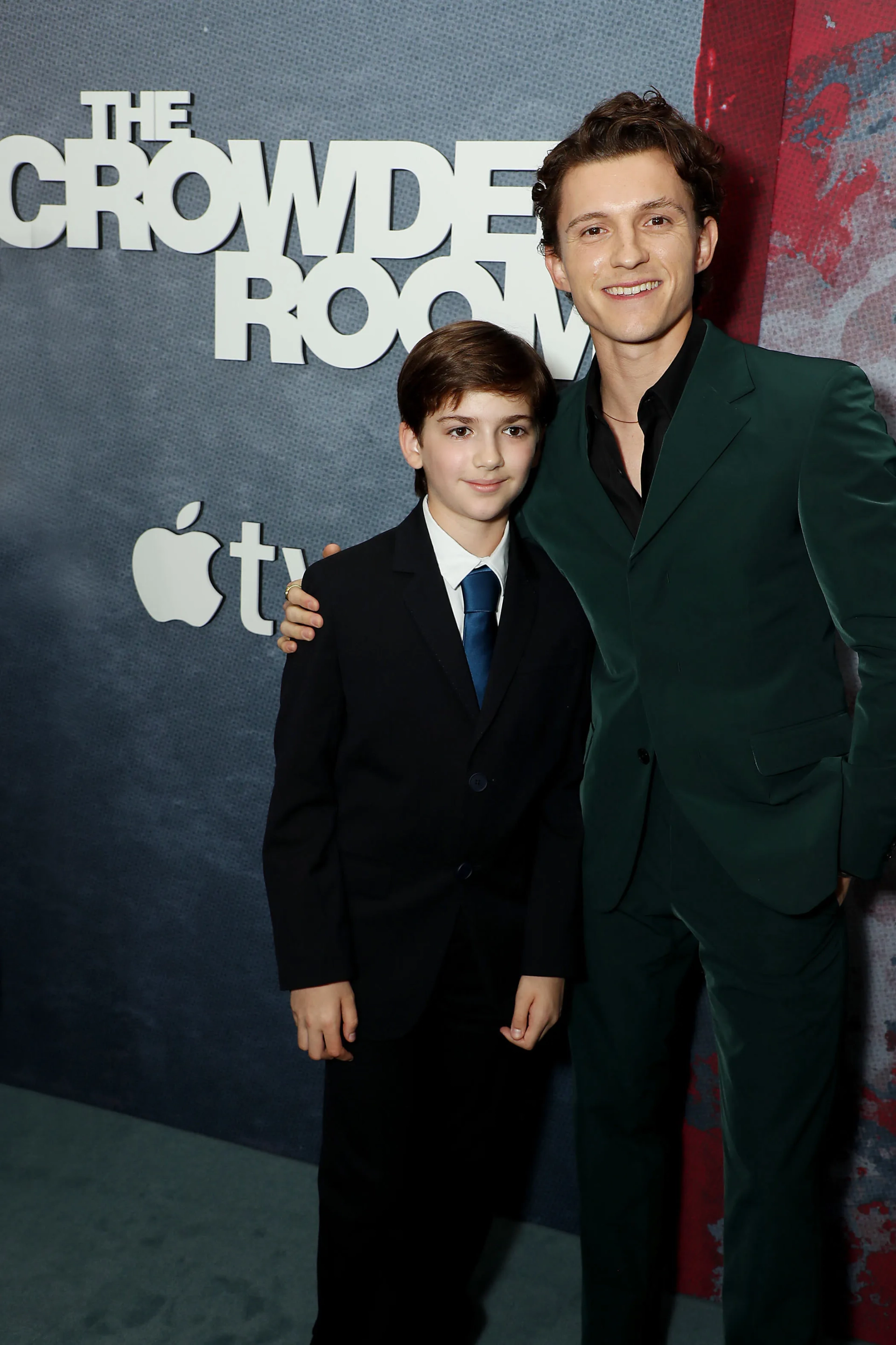 Tom Holland and Zachary Golinger at the World Premiere of The Crowded Room, June 1, 2023, NYC