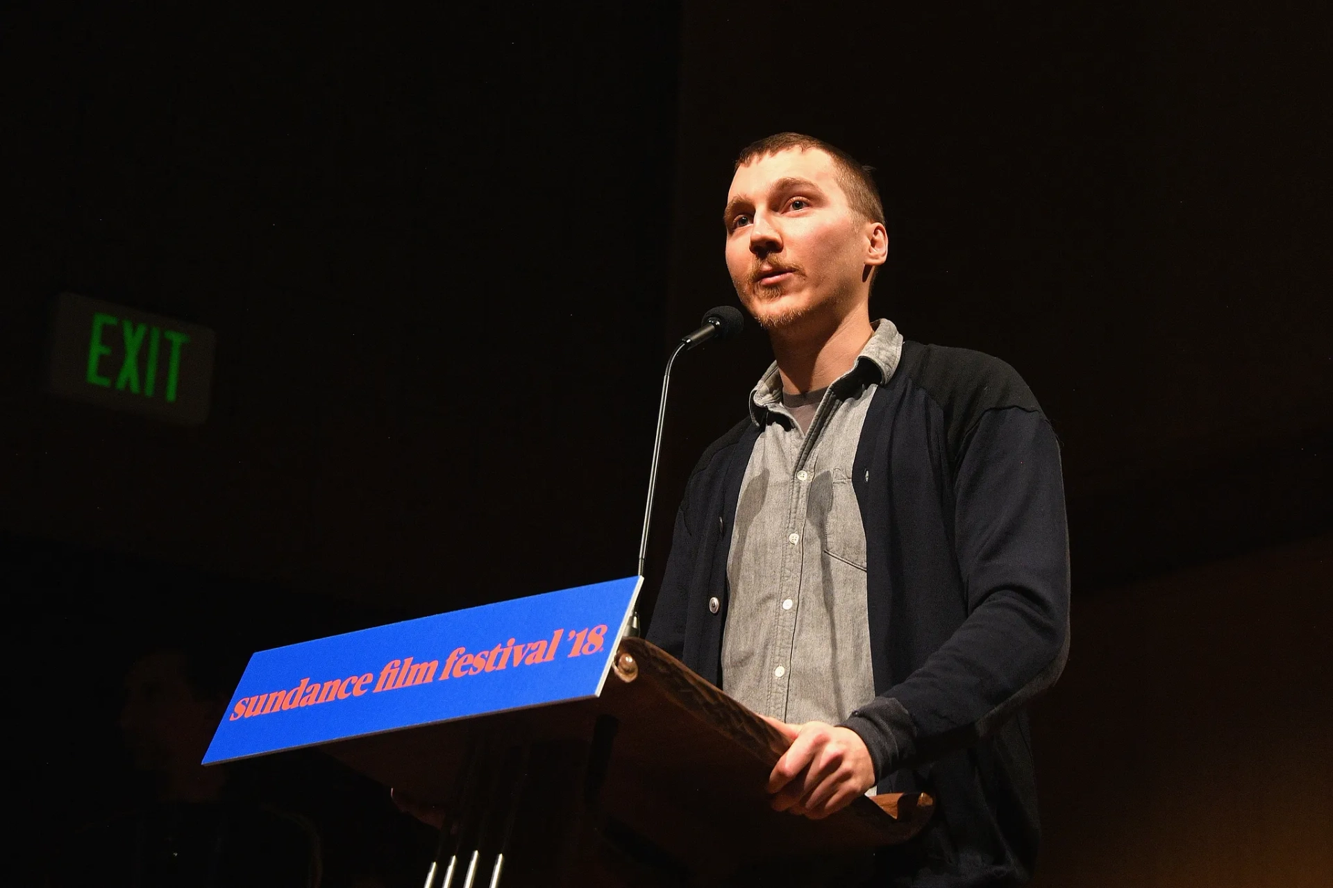 Paul Dano at an event for Wildlife (2018)