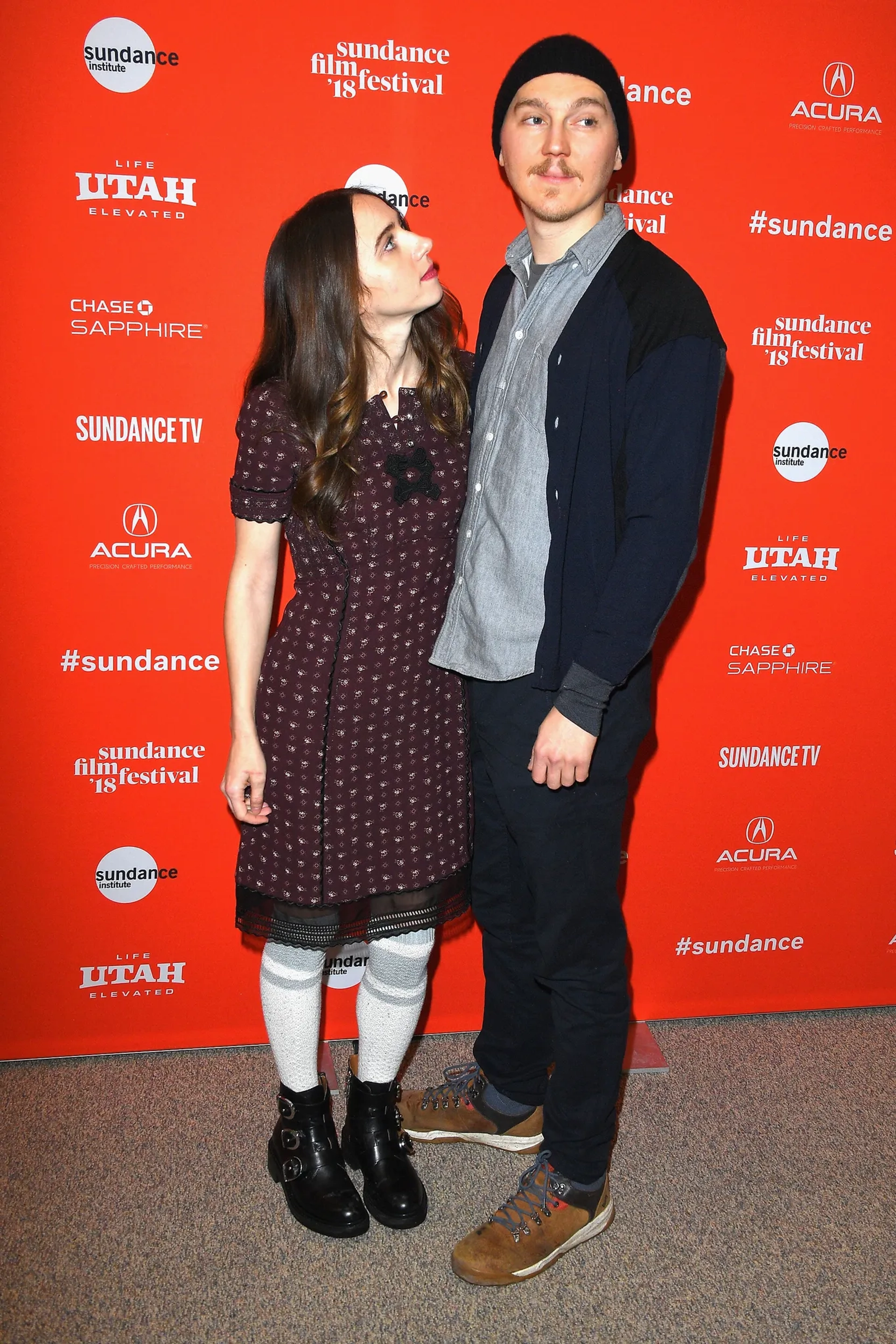 Paul Dano and Zoe Kazan at an event for Wildlife (2018)