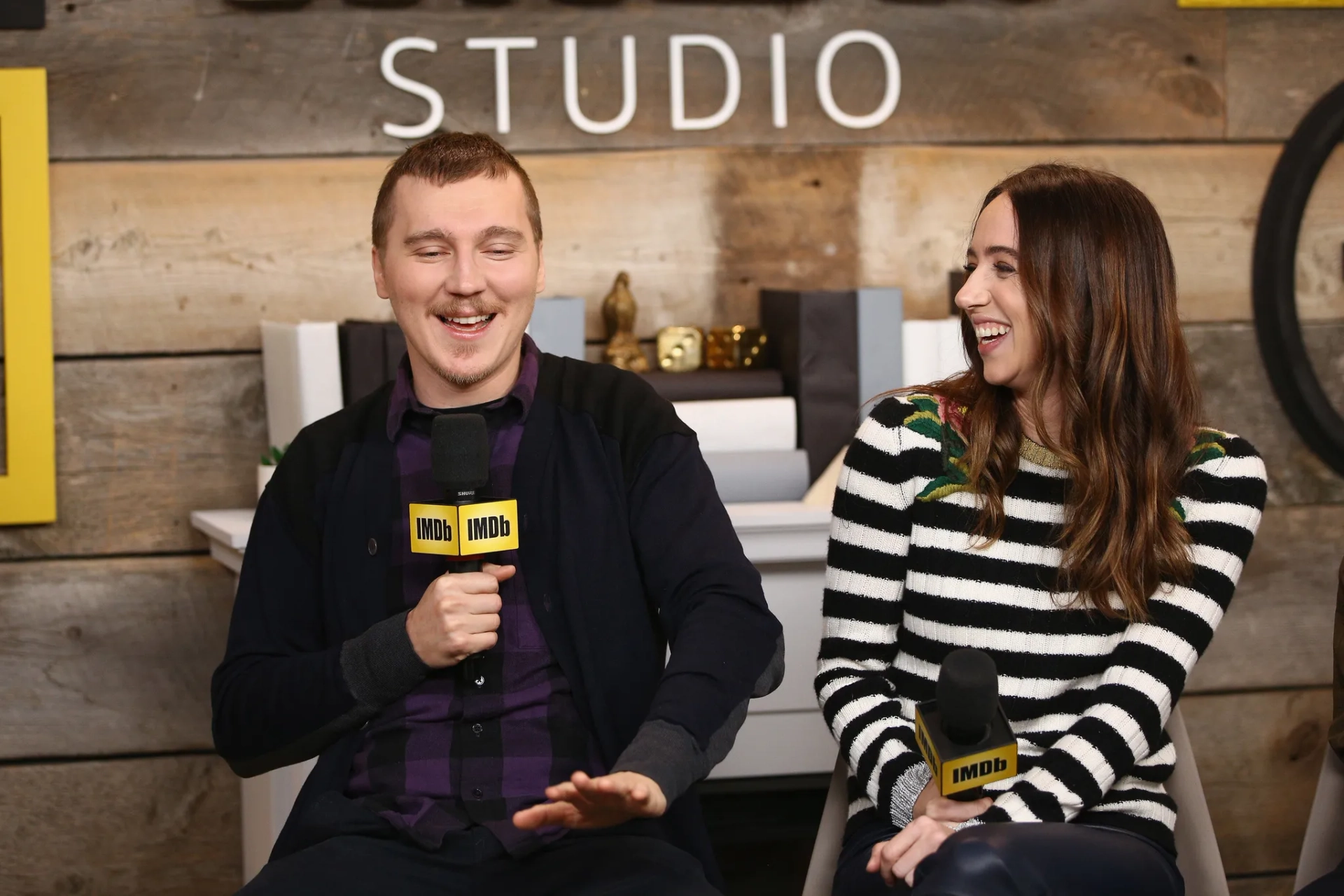 Paul Dano and Zoe Kazan at an event for Wildlife (2018)