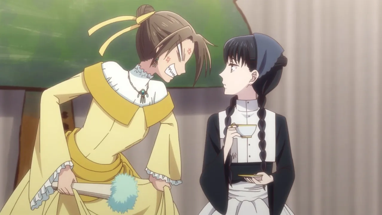 Satomi Satô and Shizuka Ishigami in Fruits Basket: It's Cinderella-ish (2020)