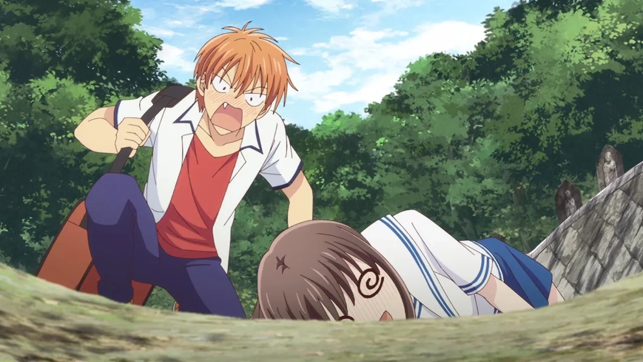 Yuma Uchida and Manaka Iwami in Fruits Basket: You Look Well... (2019)