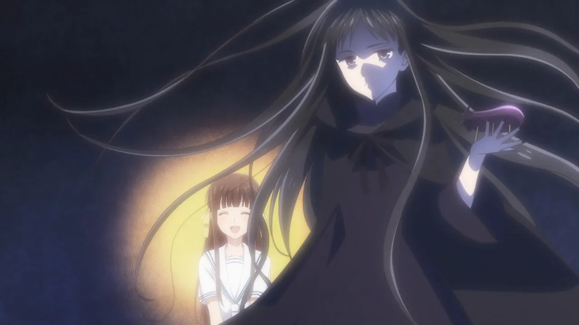 Satomi Satô and Manaka Iwami in Fruits Basket: I Never Back Down from a Wave Fight (2019)