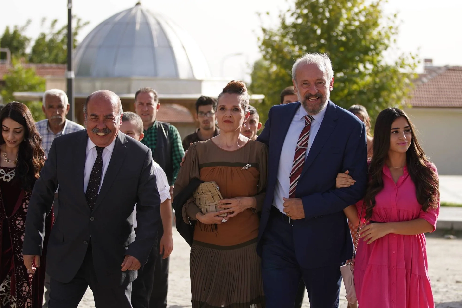 Ege Aydan, Hazal Çaglar, and Oktay Dal in An Anatolian Tale (2020)