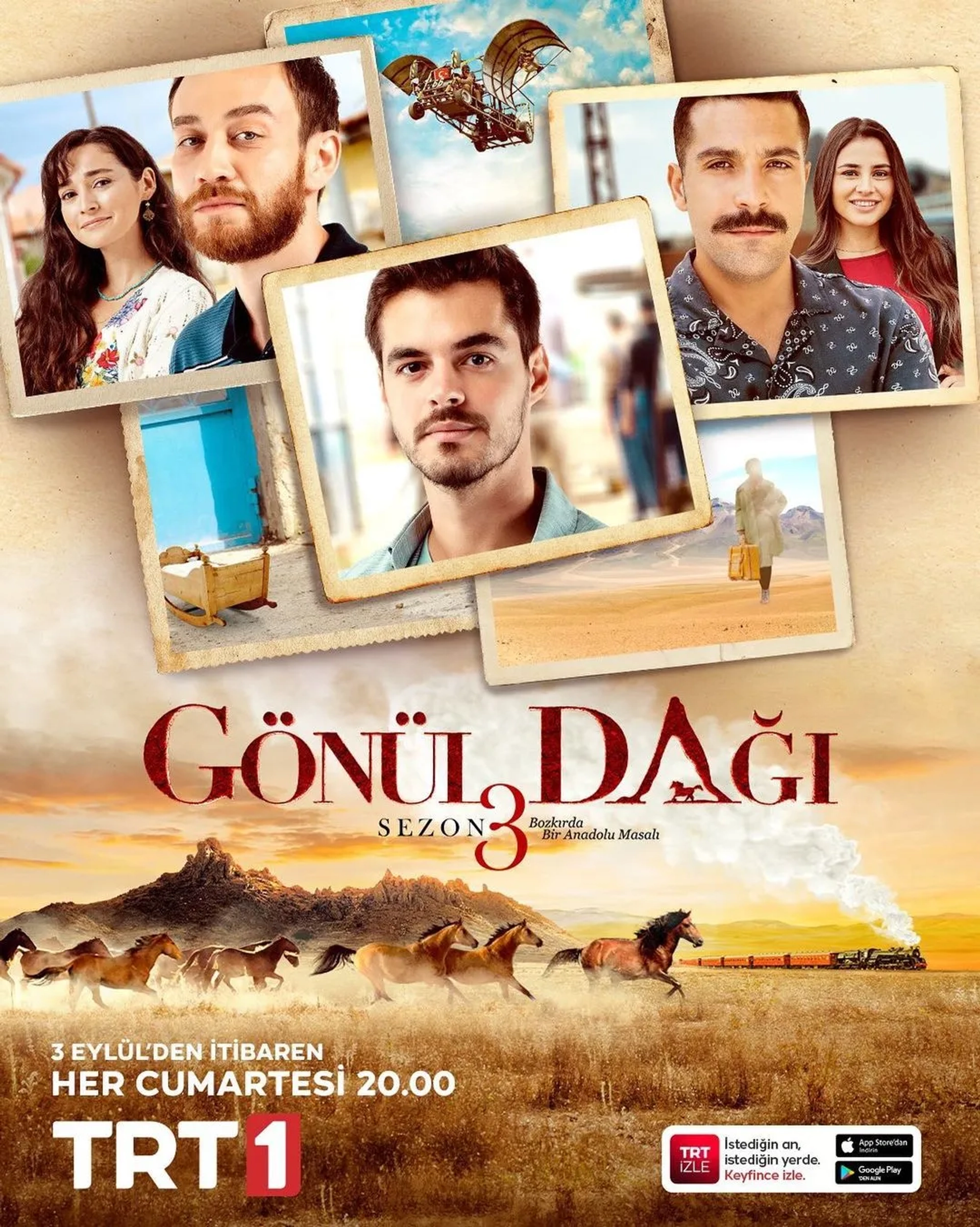 Hazal Çaglar, Berk Atan, Cihat Suvarioglu, Nazli Pinar Kaya, and Semih Ertürk in An Anatolian Tale (2020)