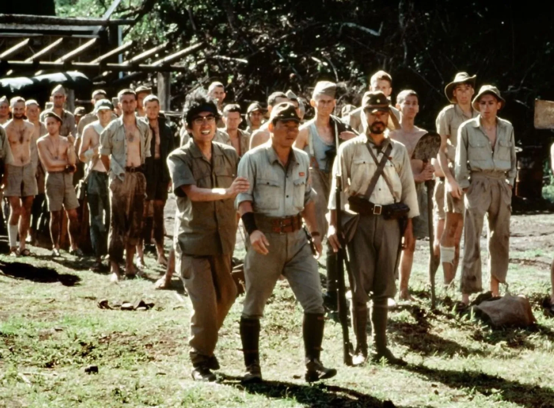 Takeshi Kitano and Nagisa Ôshima in Merry Christmas Mr. Lawrence (1983)