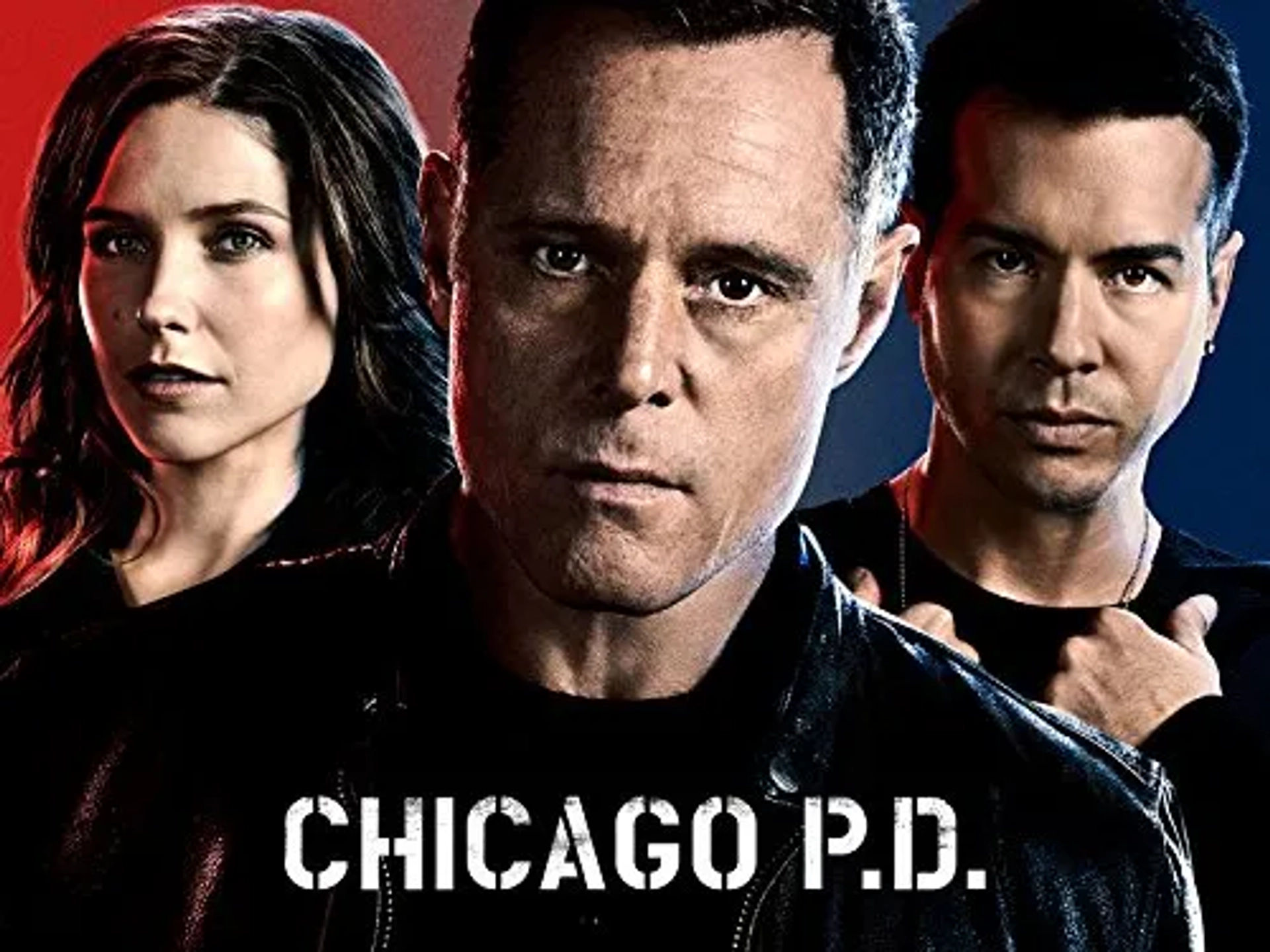 Jason Beghe, Sophia Bush, and Jon Seda in Chicago P.D. (2014)