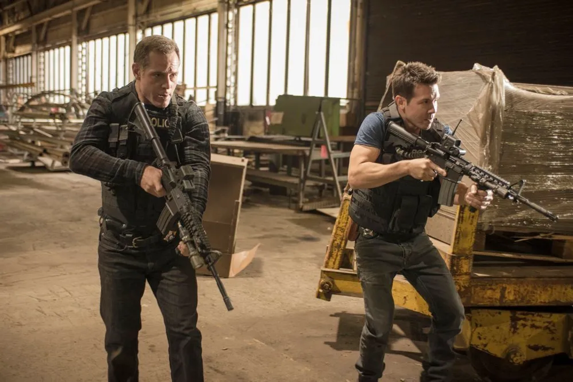 Jason Beghe and Jon Seda in Chicago P.D. (2014)