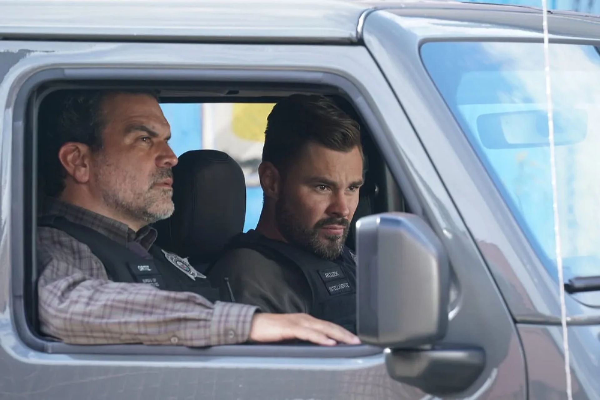 Ricardo Chavira and Patrick John Flueger in Chicago P.D.: End of Watch (2021)