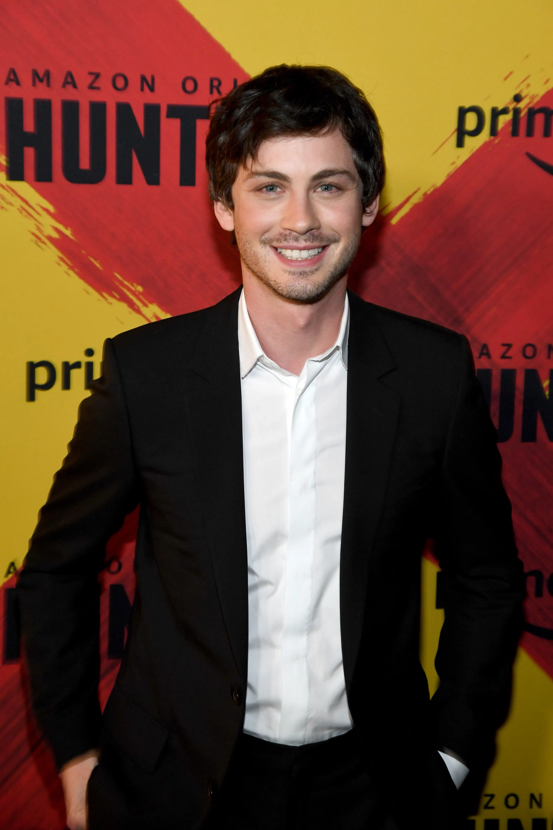 Logan Lerman at an event for Hunters (2020)