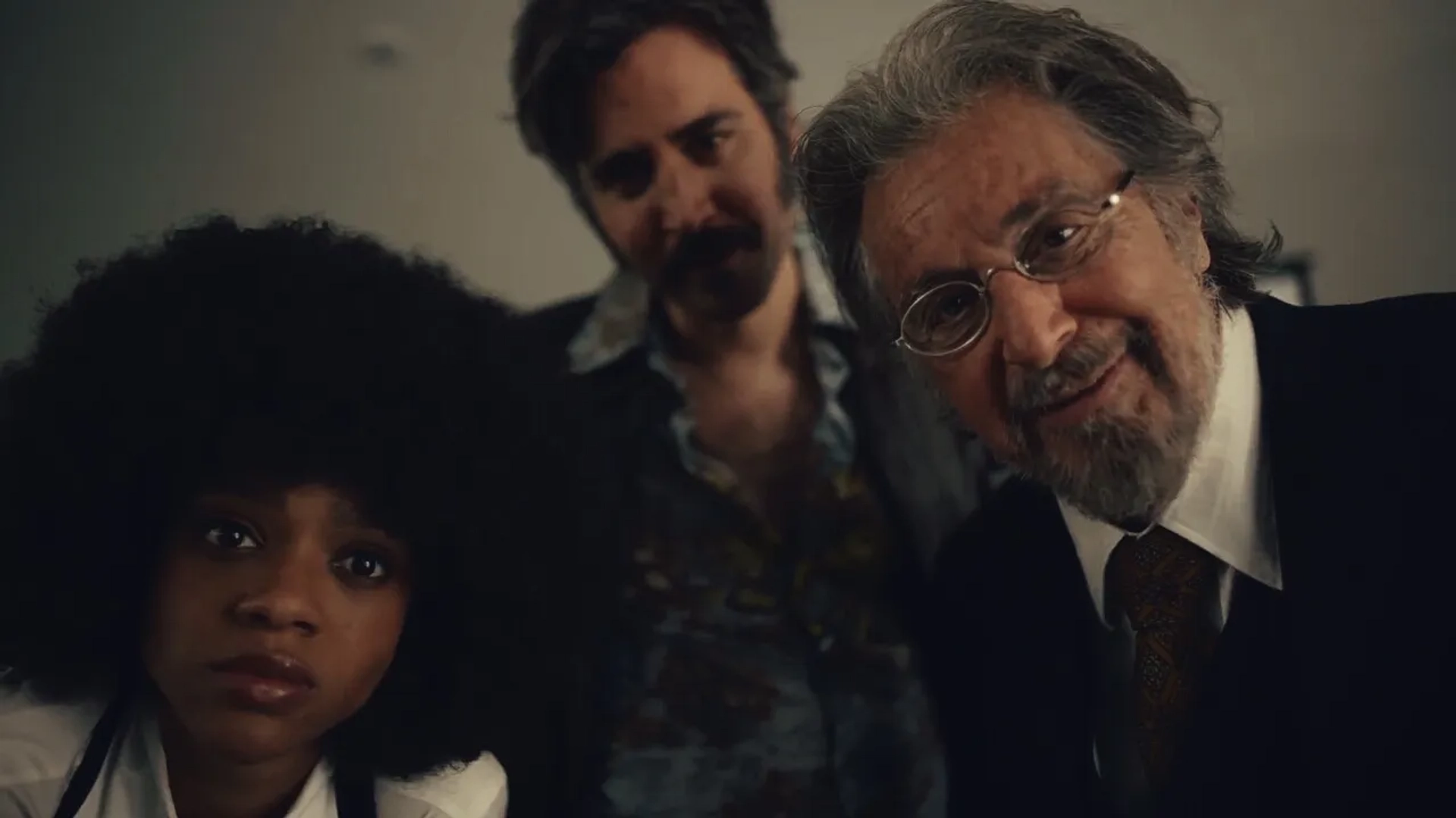 Al Pacino, Josh Radnor, and Tiffany Boone in Hunters (2020)