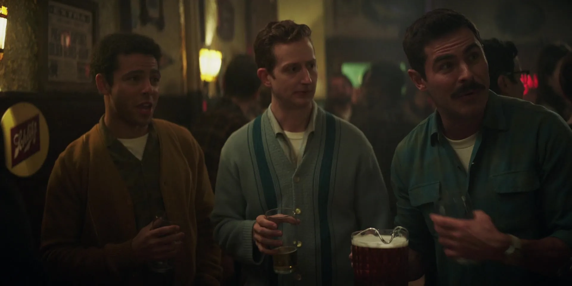 Zac Efron, Christopher Reed Brown, and MacGregor Arney in The Greatest Beer Run Ever (2022)