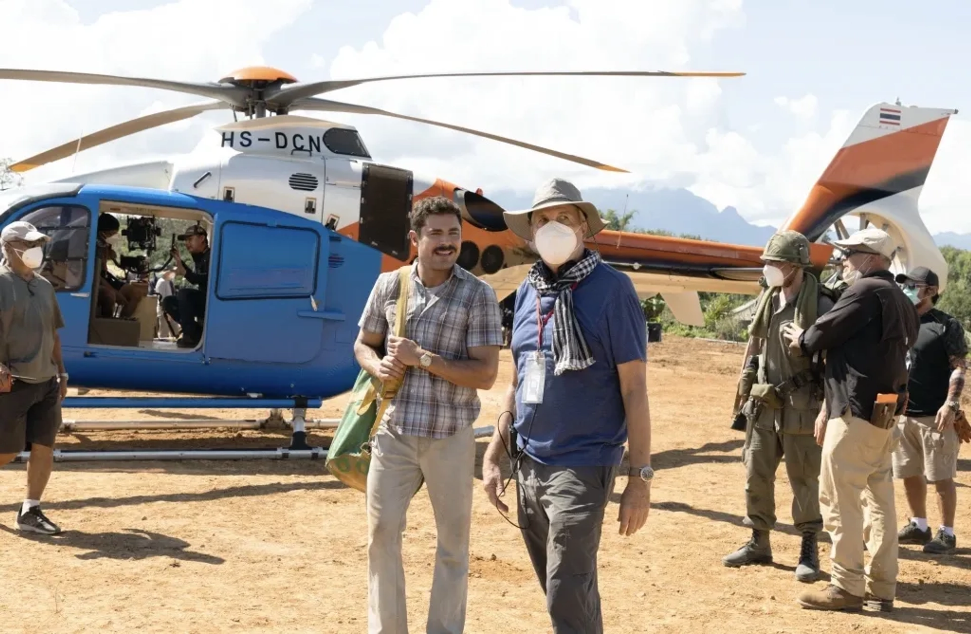 Peter Farrelly and Zac Efron in The Greatest Beer Run Ever (2022)