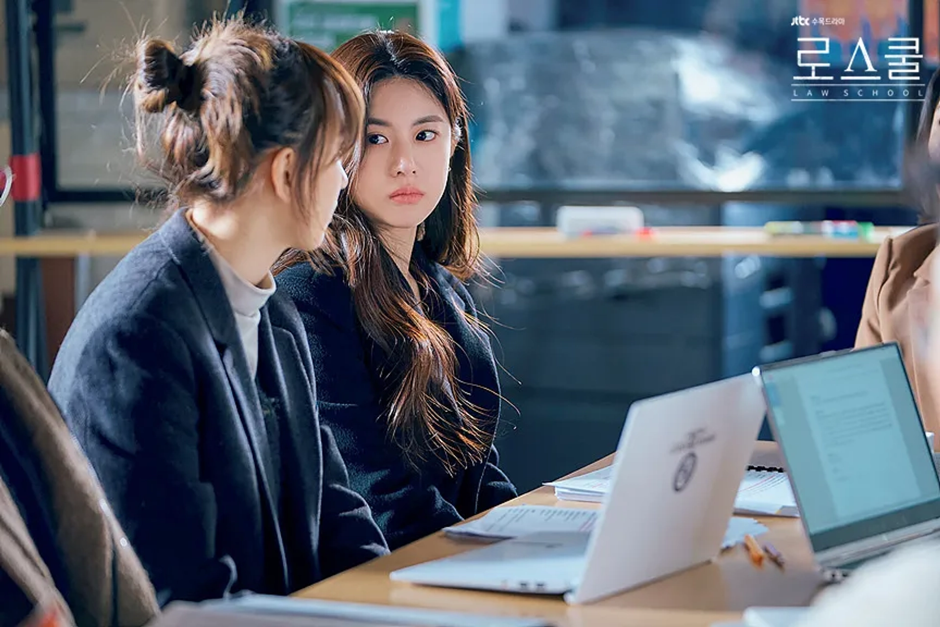 Go Yoon-Jung and Hye-young Ryu in Law School (2021)