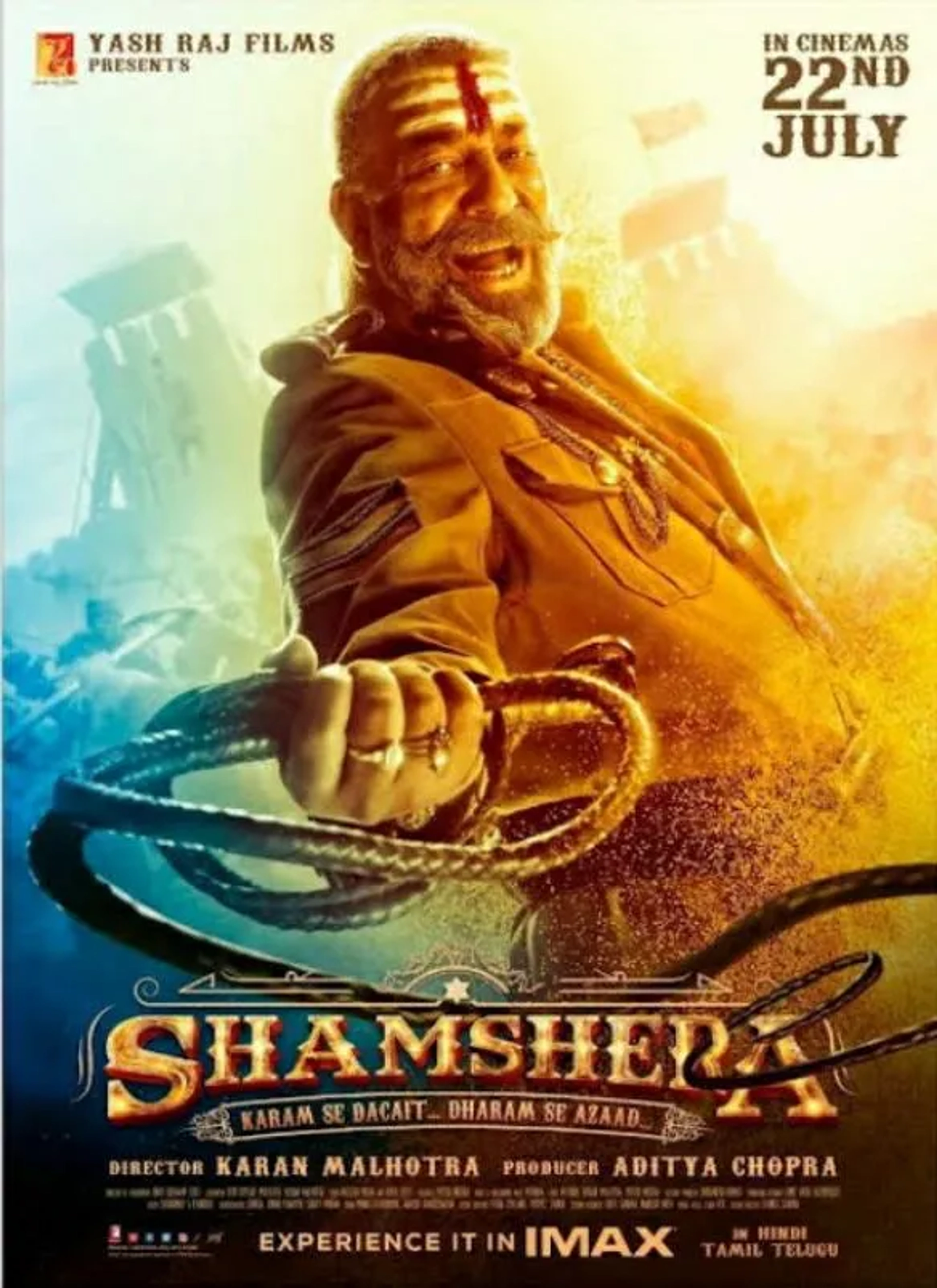 Sanjay Dutt in Shamshera (2022)