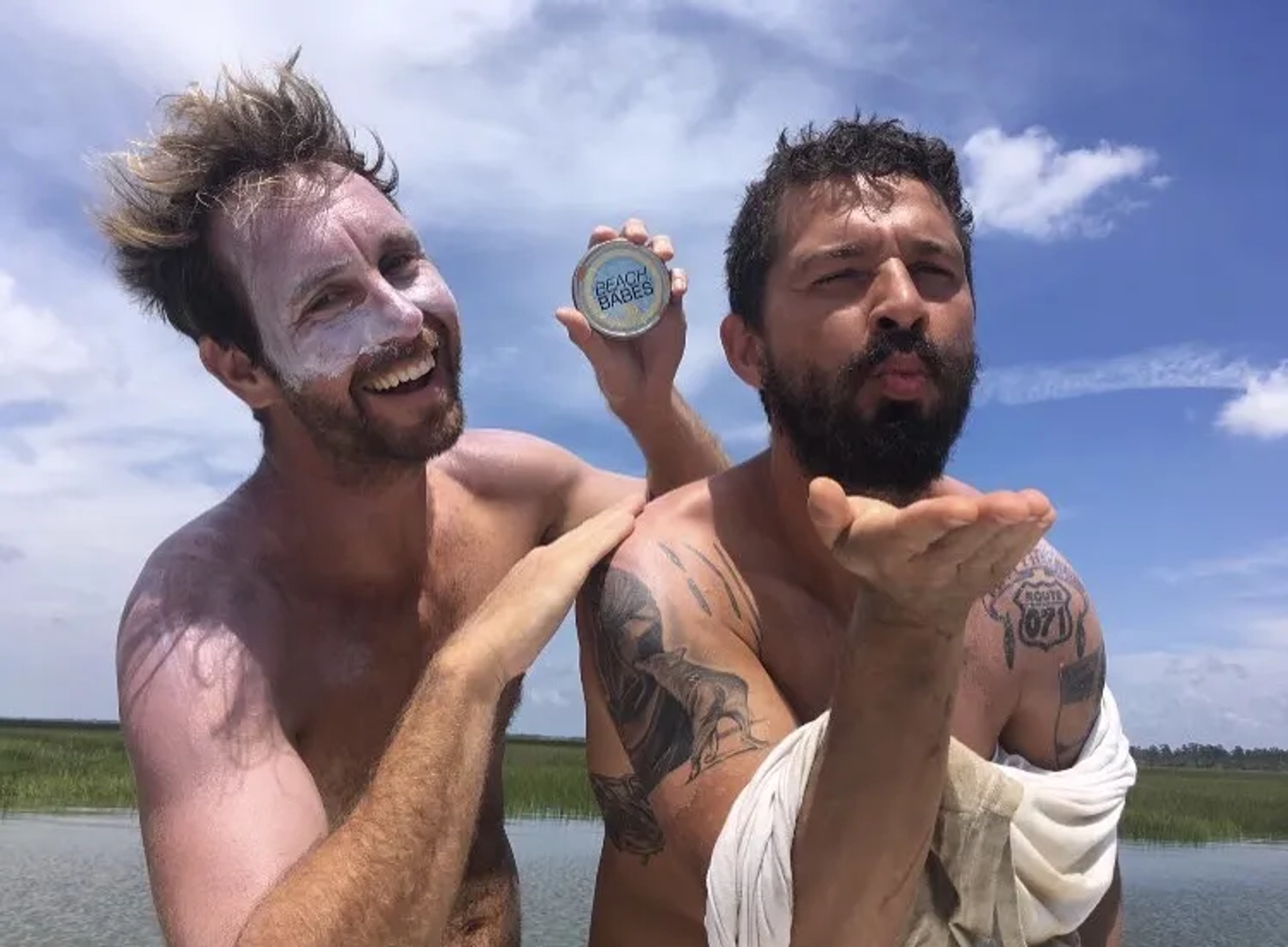 Shia LaBeouf and Tyler Nilson in The Peanut Butter Falcon (2019)