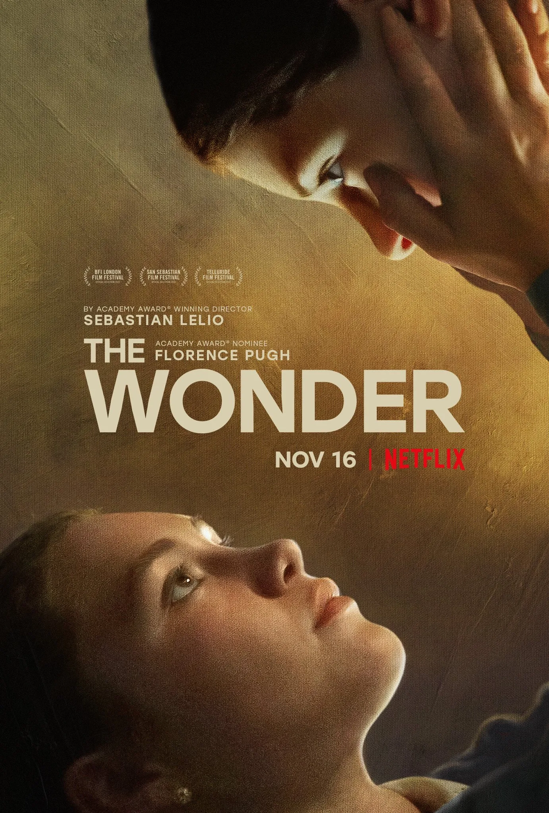 Kíla Lord Cassidy and Florence Pugh in The Wonder (2022)