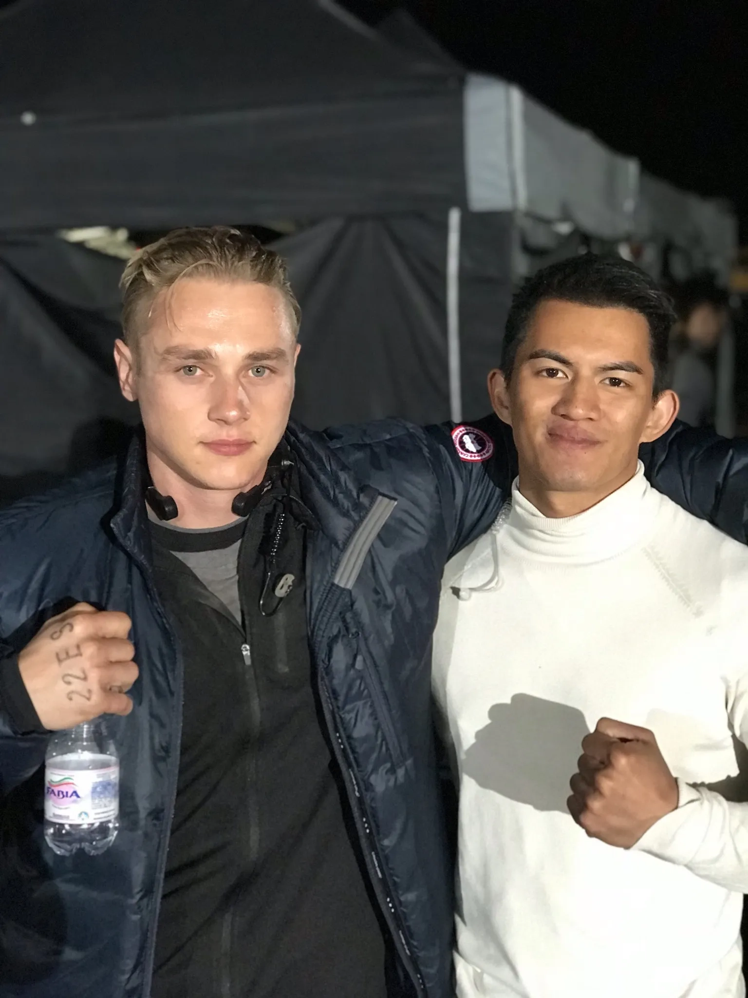 Ben Hardy and Isky Fay in 6 Underground (2019)