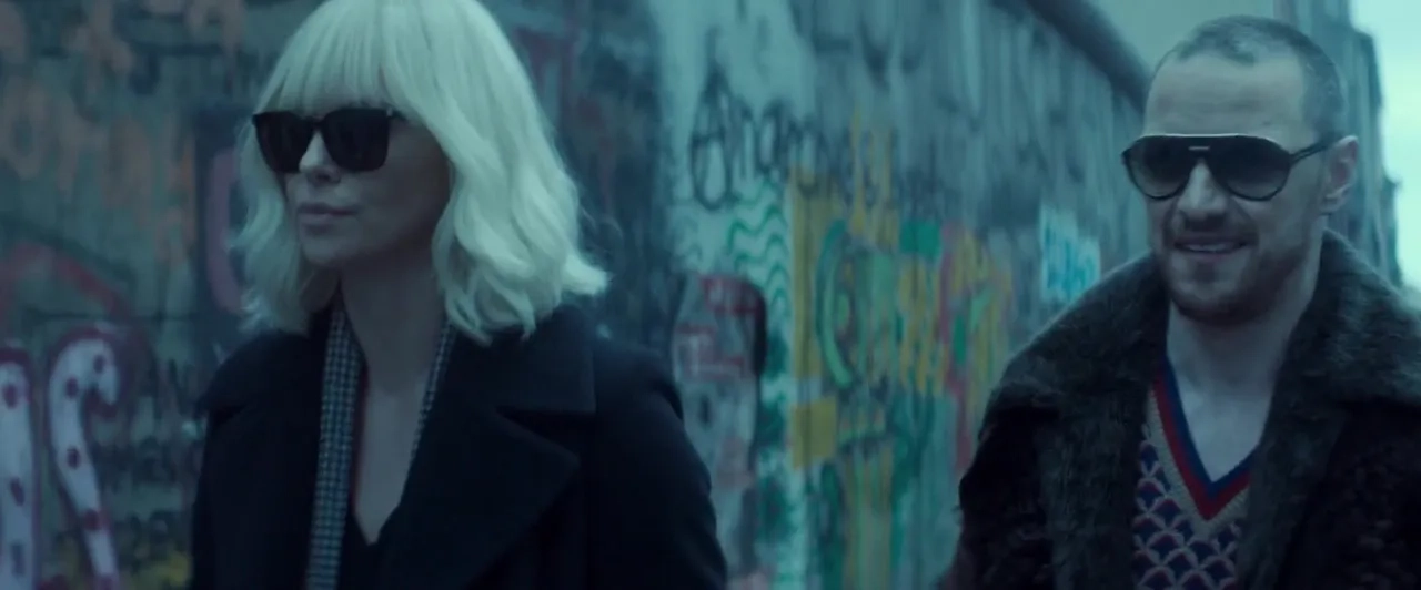 Charlize Theron and James McAvoy in Atomic Blonde (2017)
