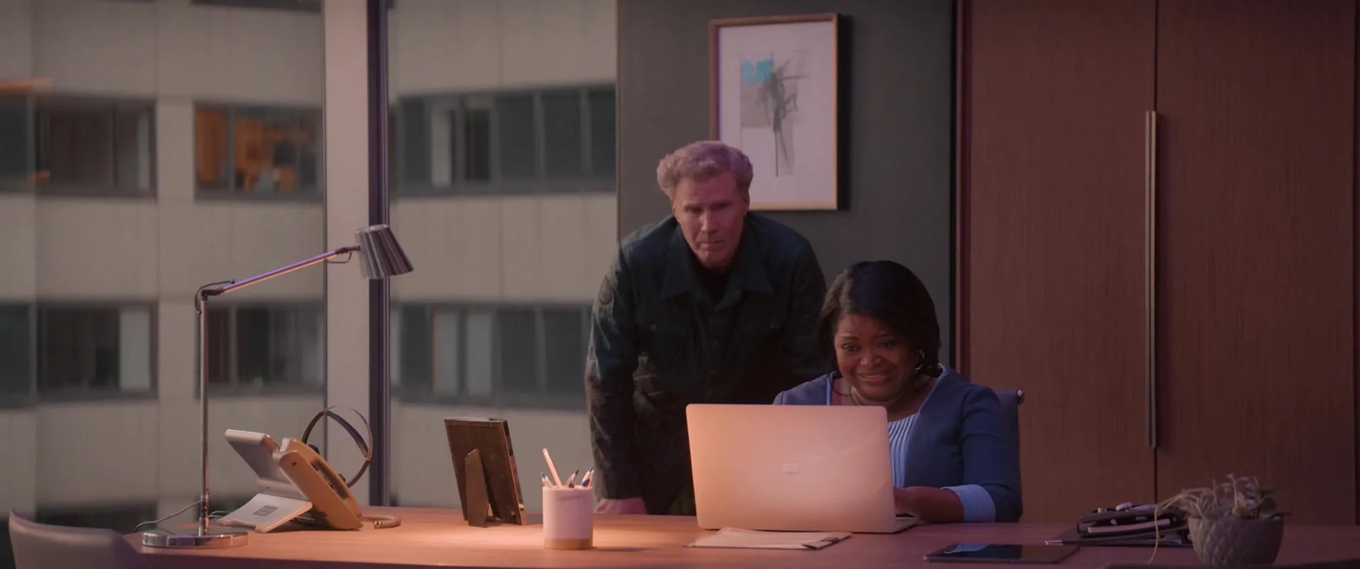 Will Ferrell and Octavia Spencer in Spirited (2022)