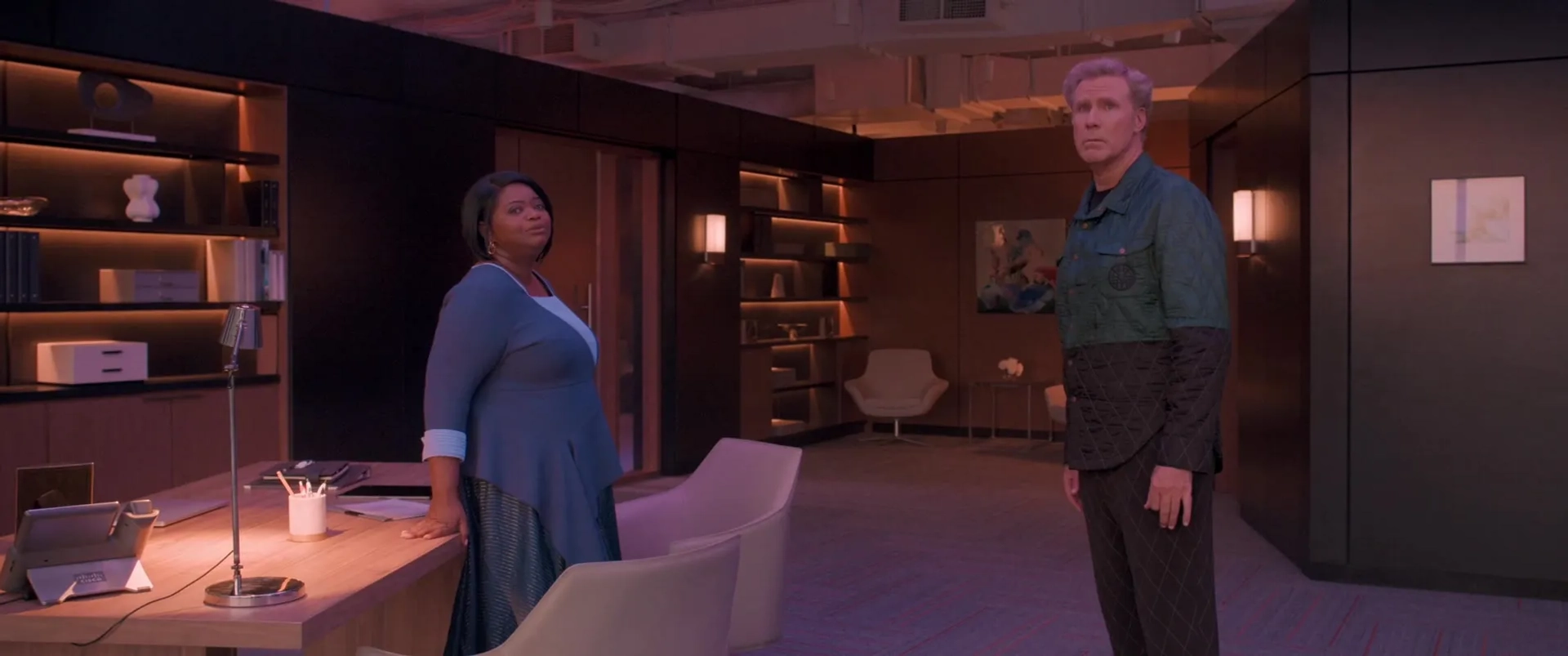 Will Ferrell and Octavia Spencer in Spirited (2022)