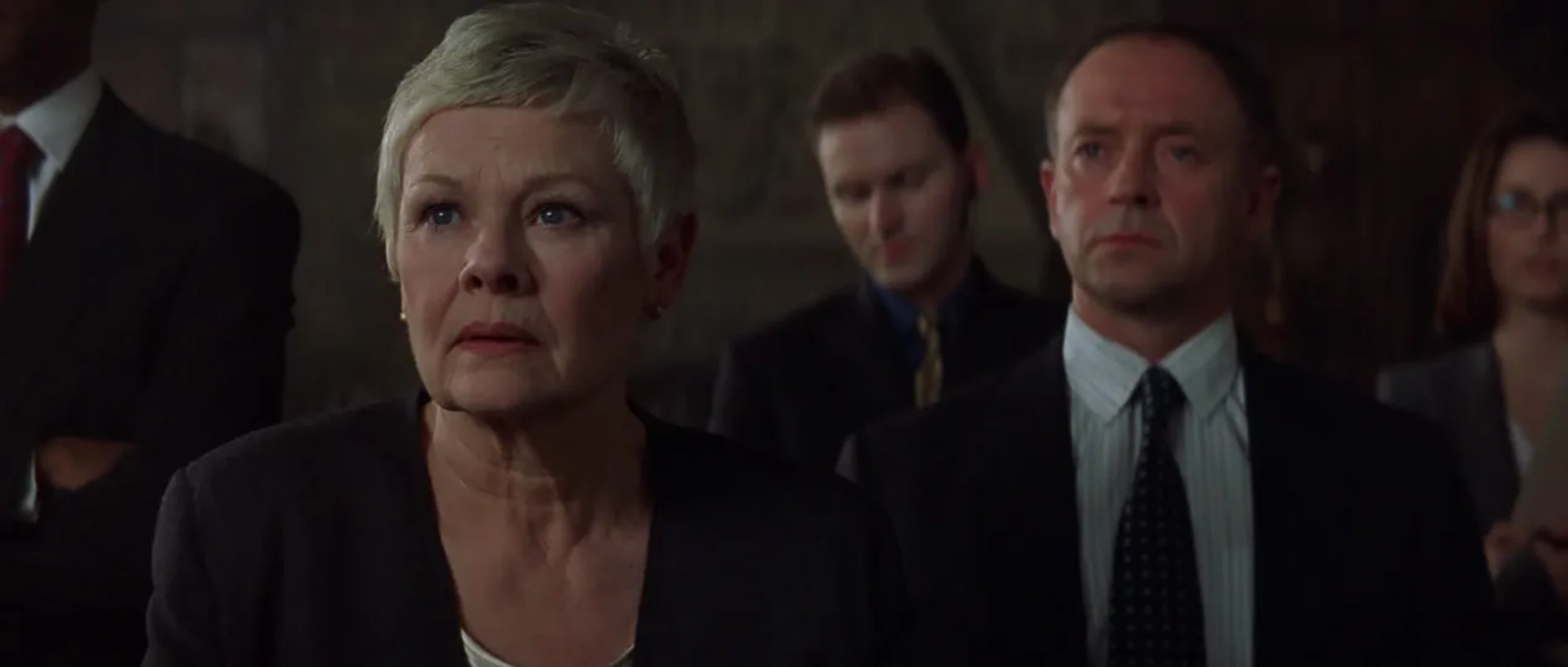 Judi Dench and Michael Kitchen in The World Is Not Enough (1999)