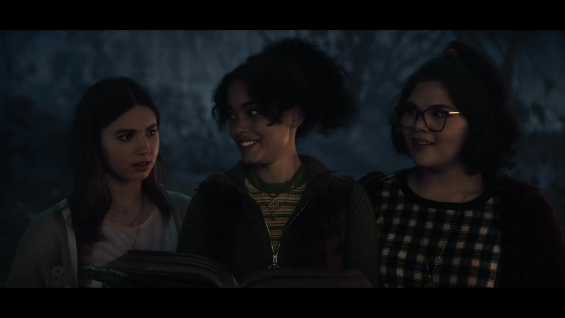 Lilia Buckingham, Belissa Escobedo, and Whitney Peak in Hocus Pocus 2 (2022)