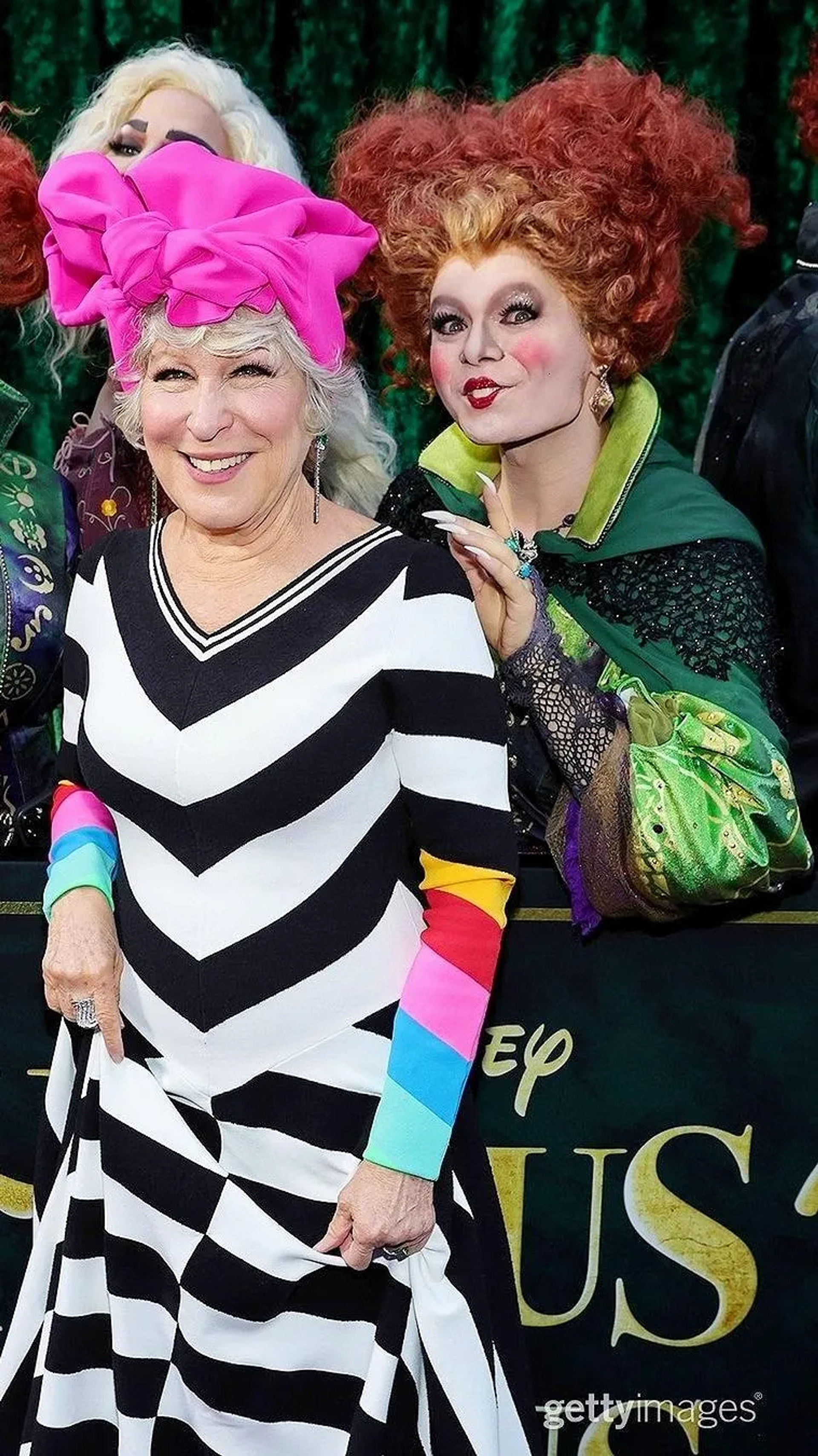 Allen Waiserman & Bette Midler at the World Premiere of Disney's HOCUS POCUS 2 in New York City.