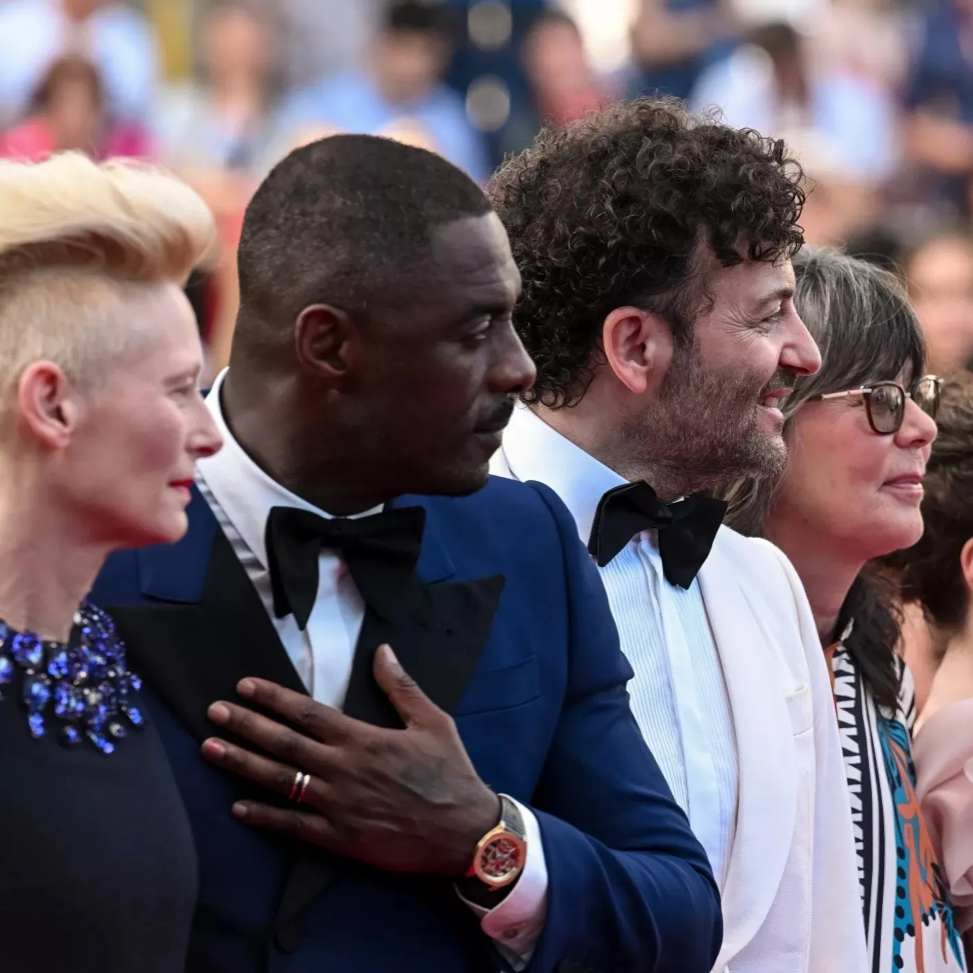 Idris Elba, Margaret Sixel, Tilda Swinton, and Erdil Yasaroglu in Ecran Large: FESTIVAL DE CANNES 2022 (2022)