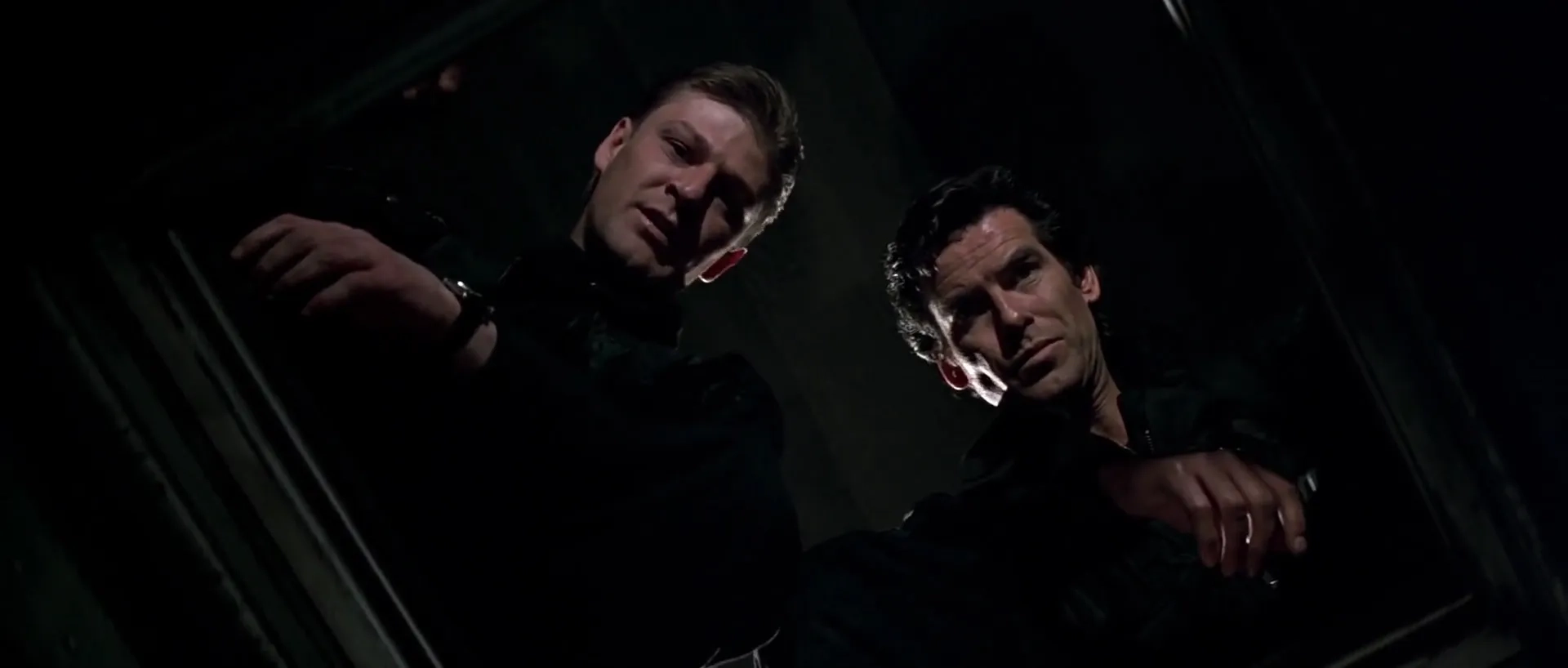 Pierce Brosnan and Sean Bean in GoldenEye (1995)