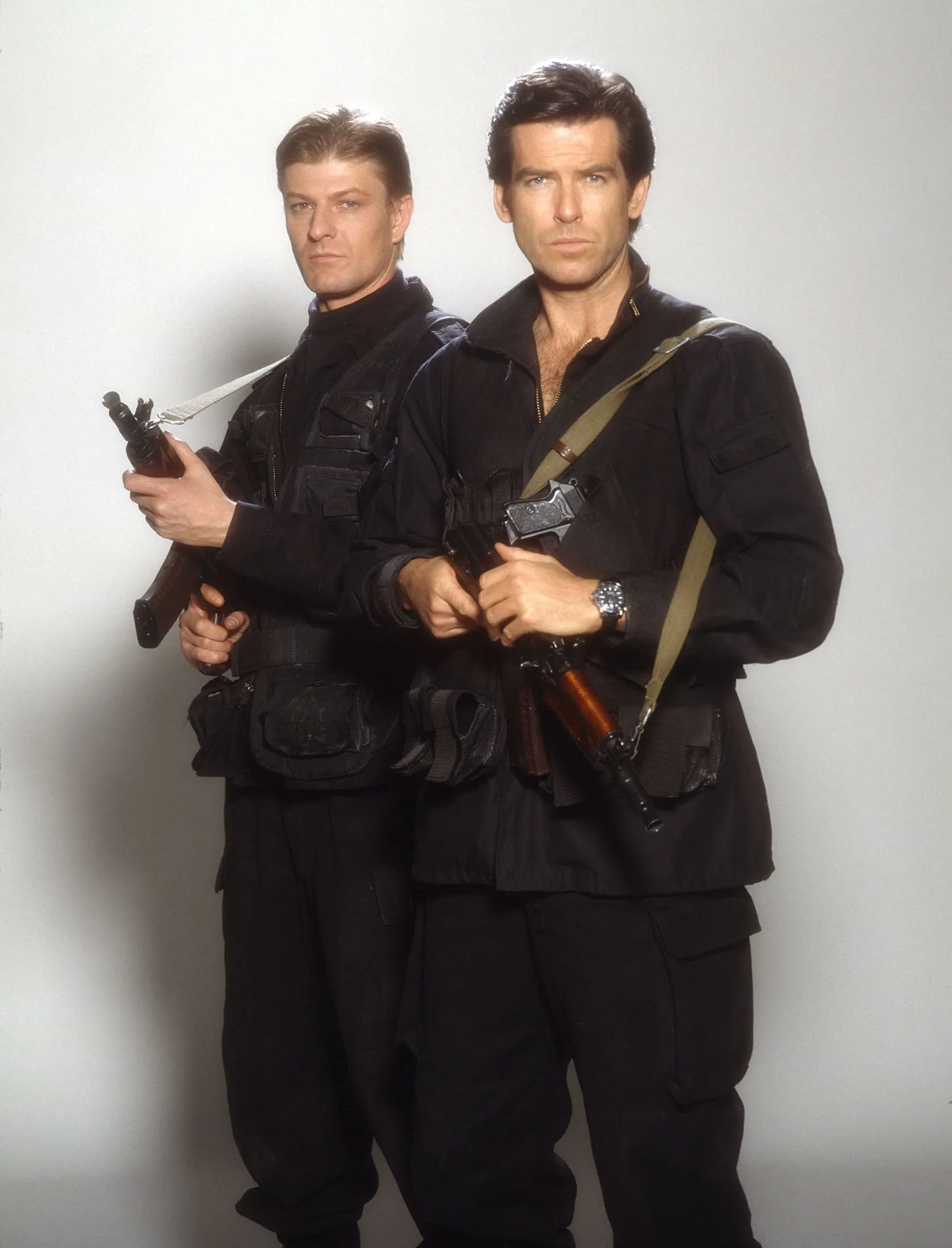 Pierce Brosnan and Sean Bean in GoldenEye (1995)