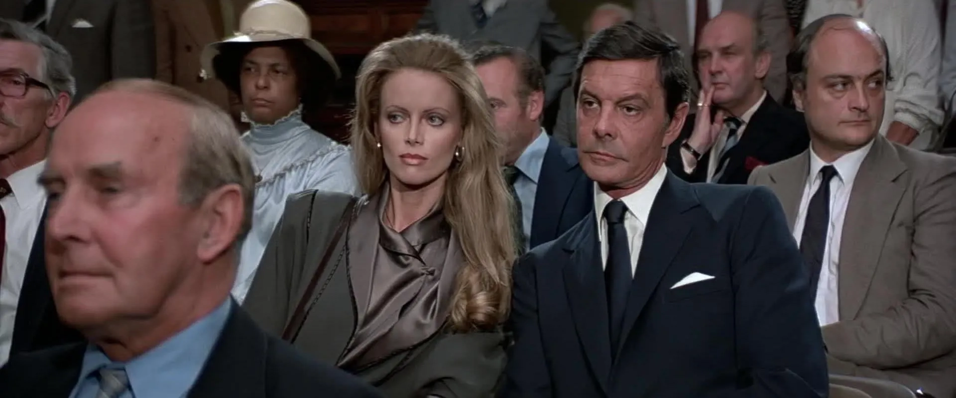 Louis Jourdan and Kristina Wayborn in Octopussy (1983)