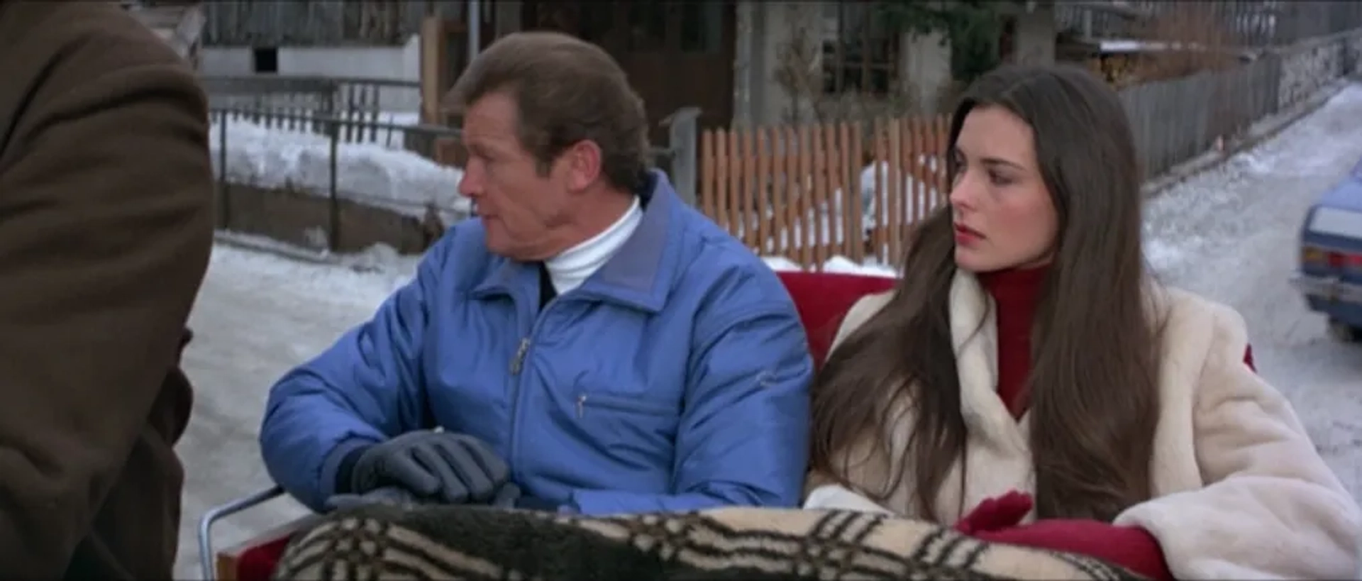 Roger Moore and Carole Bouquet in For Your Eyes Only (1981)