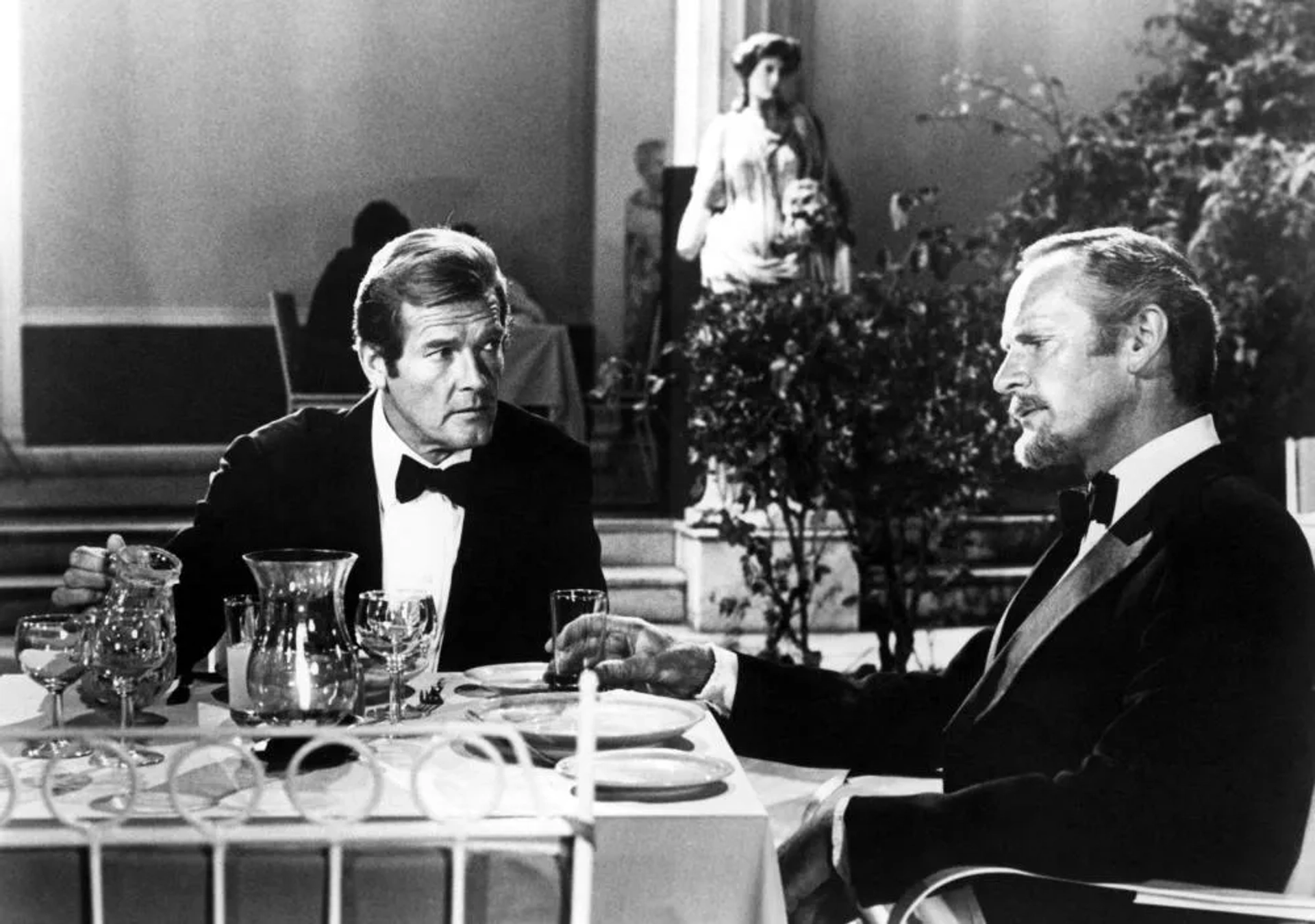 Roger Moore and Julian Glover in For Your Eyes Only (1981)