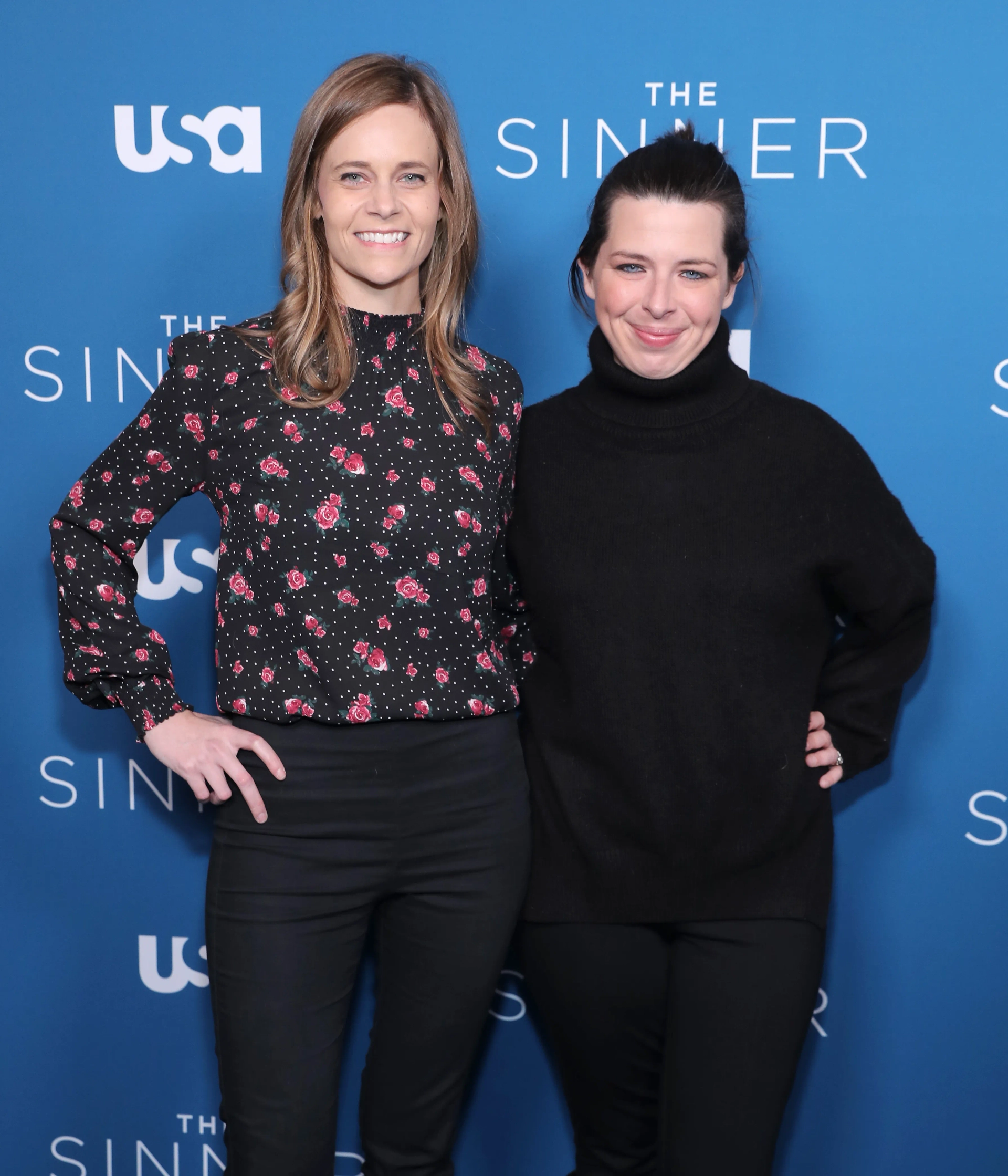 Heather Matarazzo and Heather Turman at an event for The Sinner (2017)